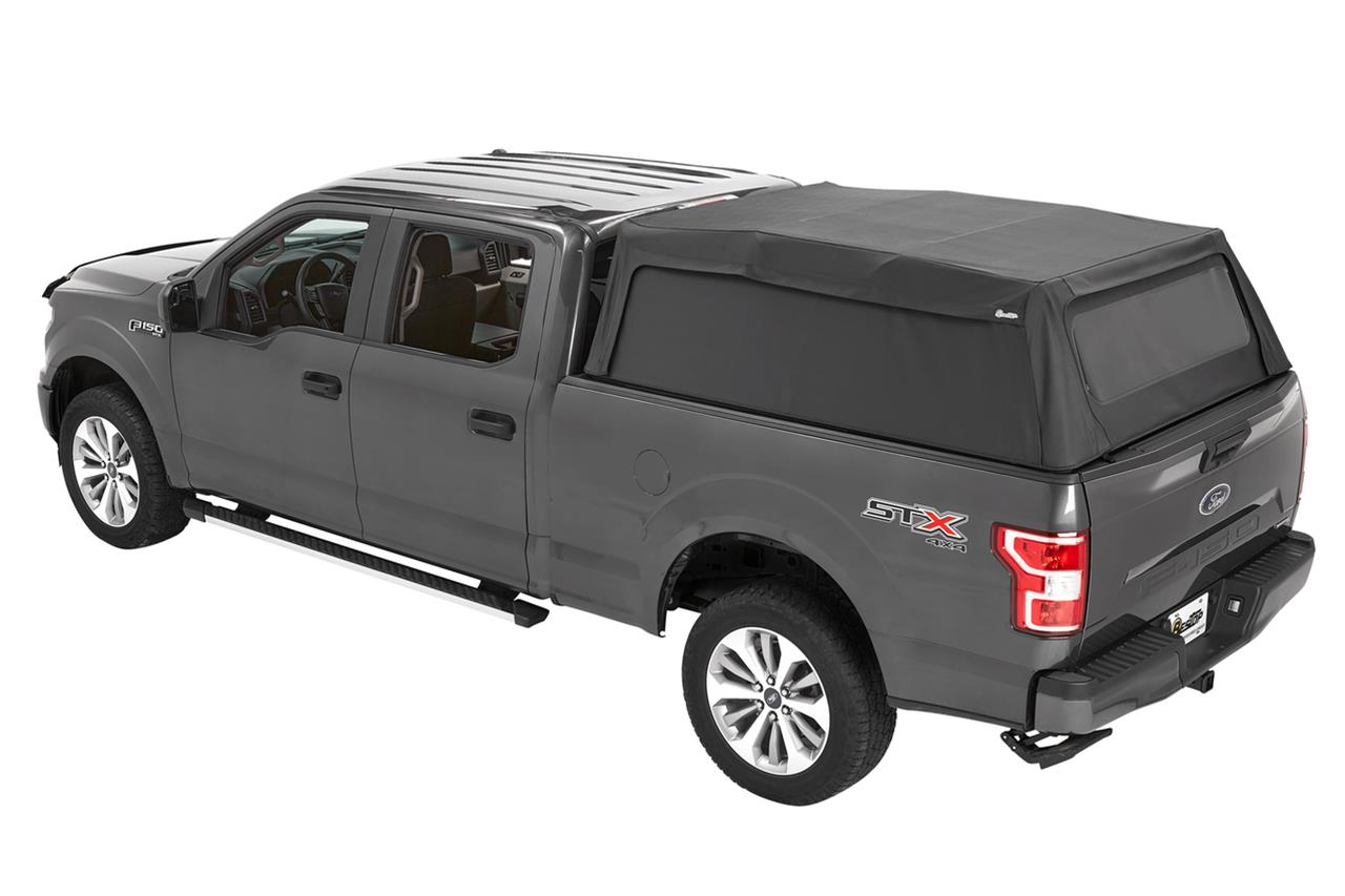Bestop Supertops for Trucks 2 7733435 Soft Top. Supertop Truck 2, Truck Cap Top, PVC Coated Sailcloth, Black, Side Curtains, Tinted Rear Window, 6 1/2 ft. Bed, Ford, Each thumbnail 3