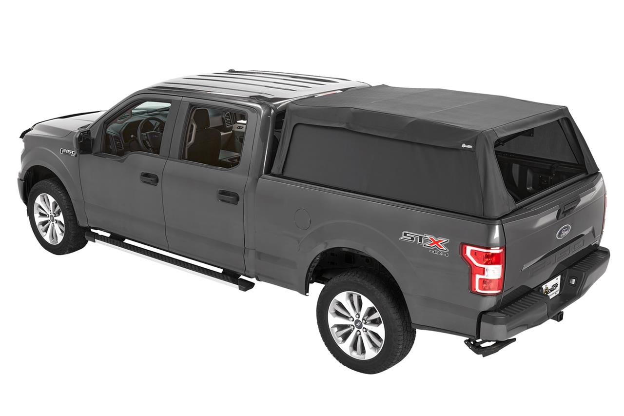 Bestop Supertops for Trucks 2 7733435 Soft Top. Supertop Truck 2, Truck Cap Top, PVC Coated Sailcloth, Black, Side Curtains, Tinted Rear Window, 6 1/2 ft. Bed, Ford, Each thumbnail 4