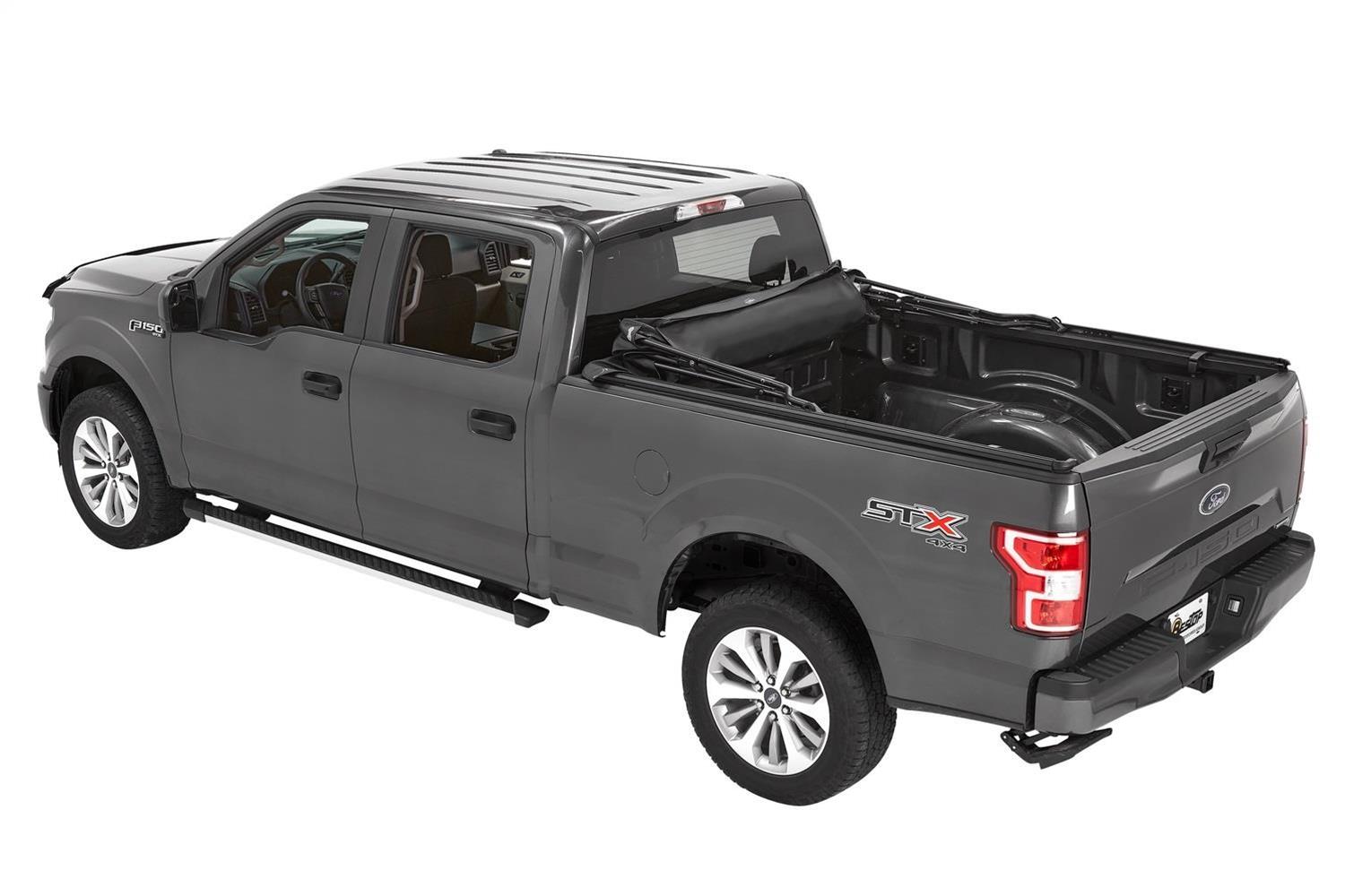 Bestop Supertops for Trucks 2 2015-2025 F-150 - 7733635 Soft Top. Supertop Truck 2, Truck Cap Top, PVC Coated Sailcloth, Black, Side Curtains, Tinted Rear Window, 6 1/2 ft. Bed, Ford, Each thumbnail 2
