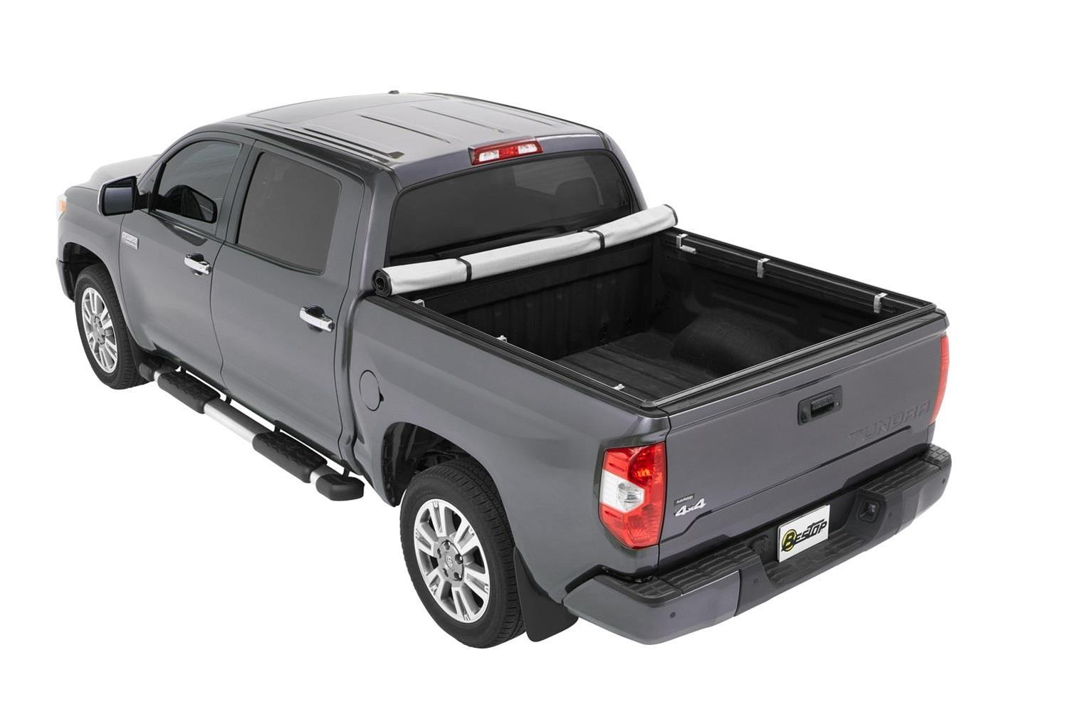 Bestop Supertop for Truck 2 Tonneau Covers 2016-2024 TACOMA - 7740835 Cover, 2, Soft Roll-Up, Hook and Loop Attachment, Vinyl, Black Diamond, 5 ft. Bed, Toyota, Each
