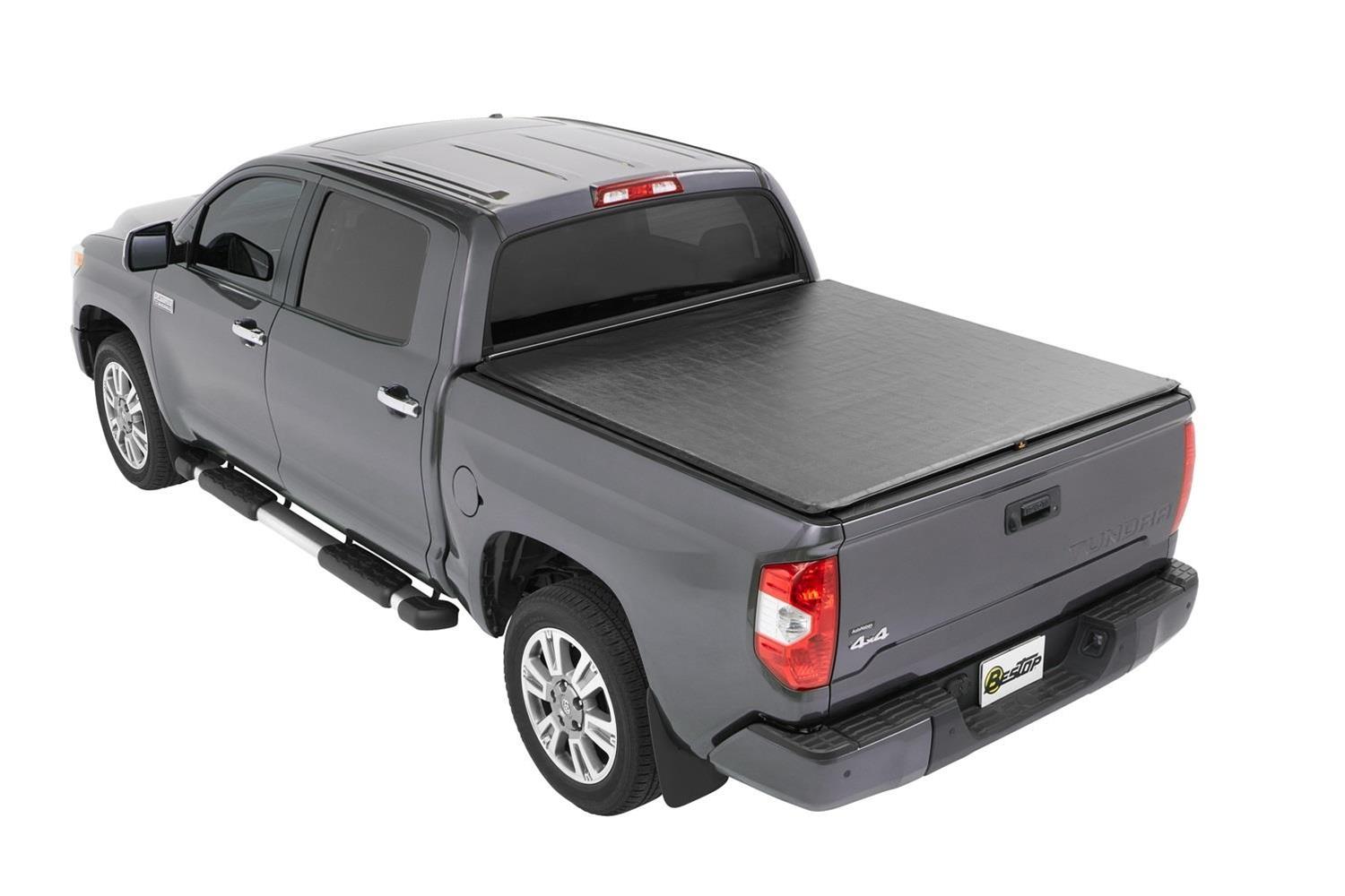 Bestop Supertop for Truck 2 Tonneau Covers 2016-2024 TACOMA - 7740835 Cover, 2, Soft Roll-Up, Hook and Loop Attachment, Vinyl, Black Diamond, 5 ft. Bed, Toyota, Each thumbnail 2
