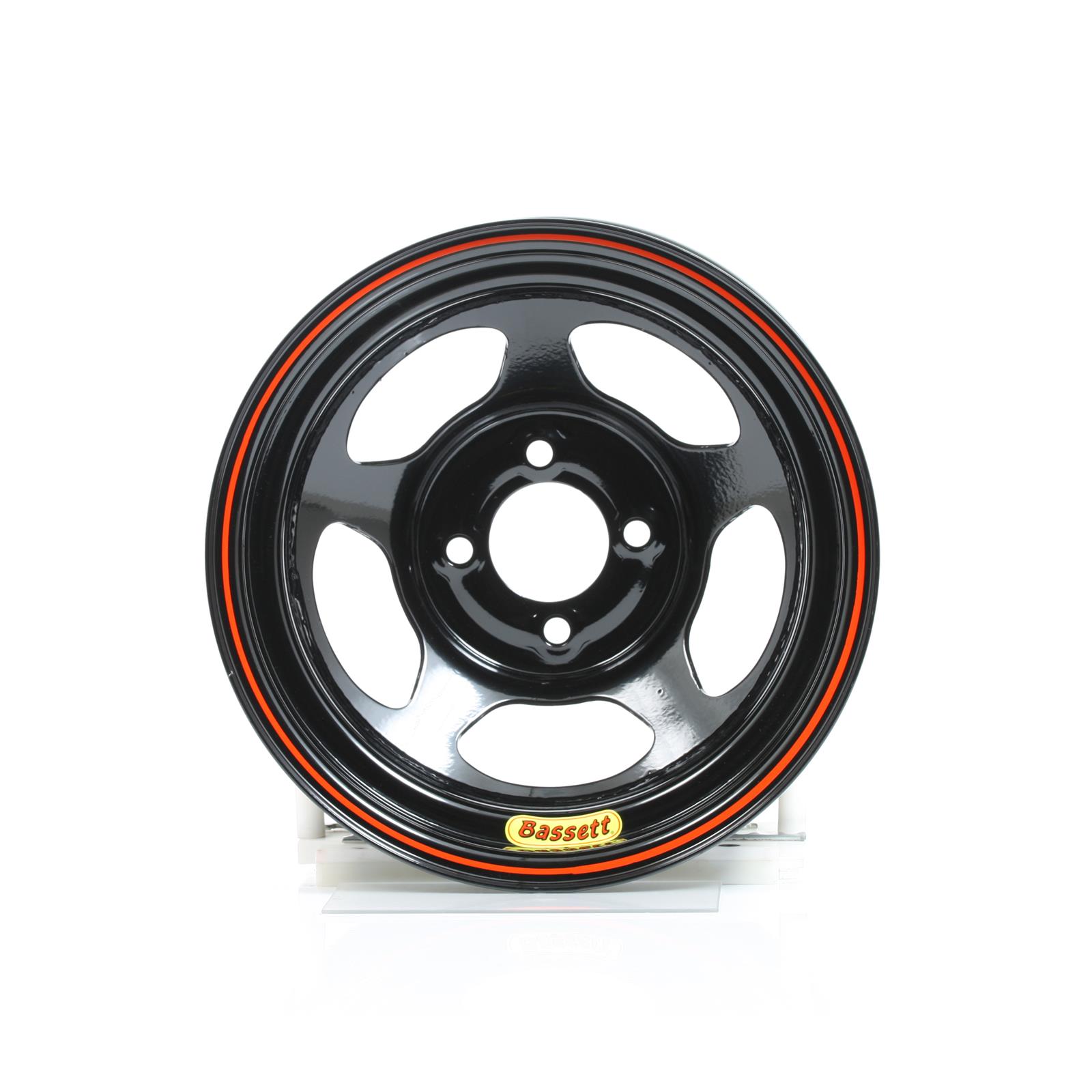 Bassett Racing Wheel 38SH4 Bassett Racing Inertia Advantage Black Powdercoated Wheels Summit