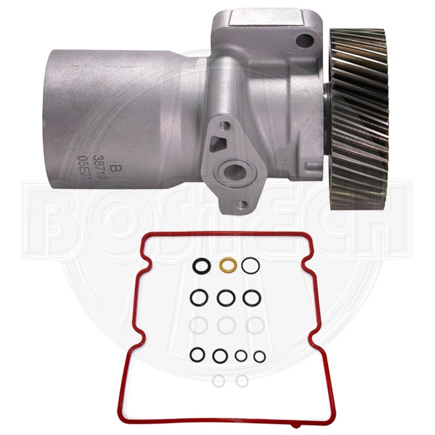 Bostech Remanufactured High-Pressure Oil Pumps HPOP123X Pump, Remanufactured, High-Pressure, Includes Cover Gasket and Branch Tube Seals, Ford, International, 6.0L Powerstroke, Kit
