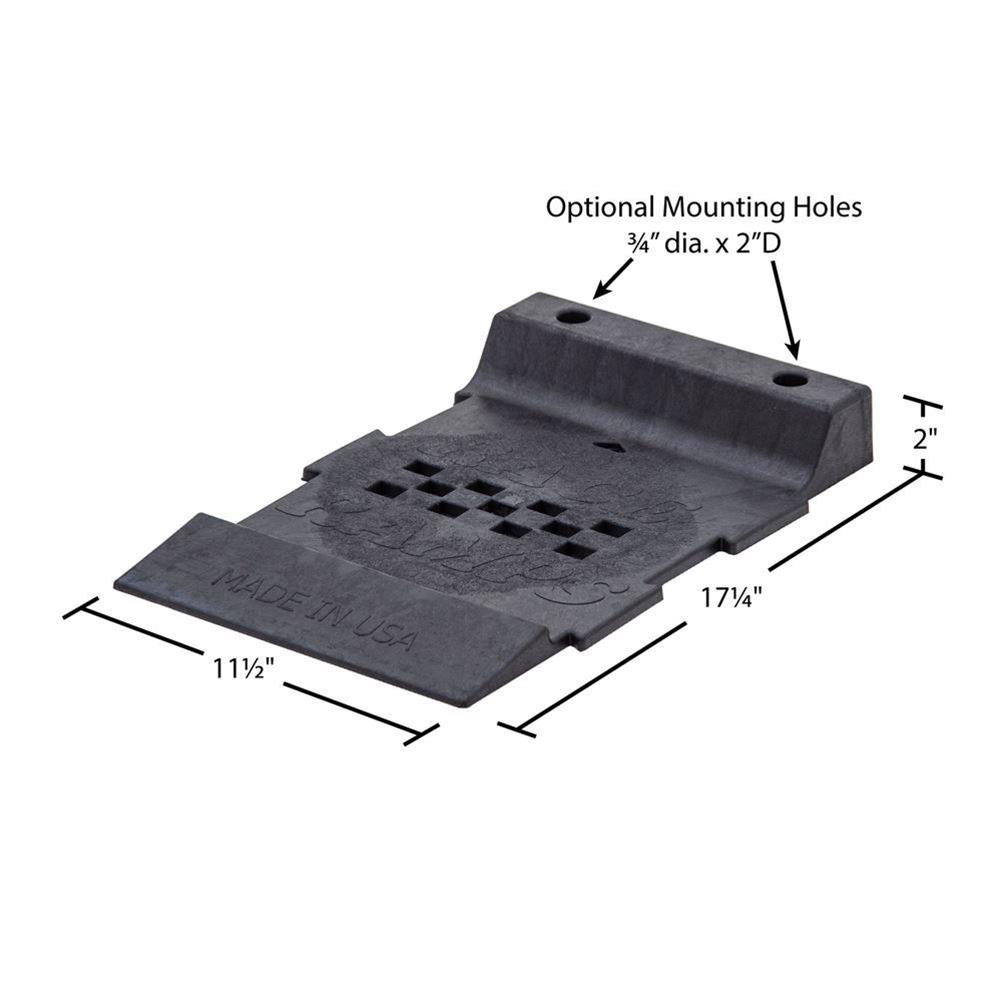 Race Ramps Pro-Stop Parking Guides RR-PS-4 Aid, Tire Stop, Floor Mat Bump, Polymer, Black, Set of 4 thumbnail 2