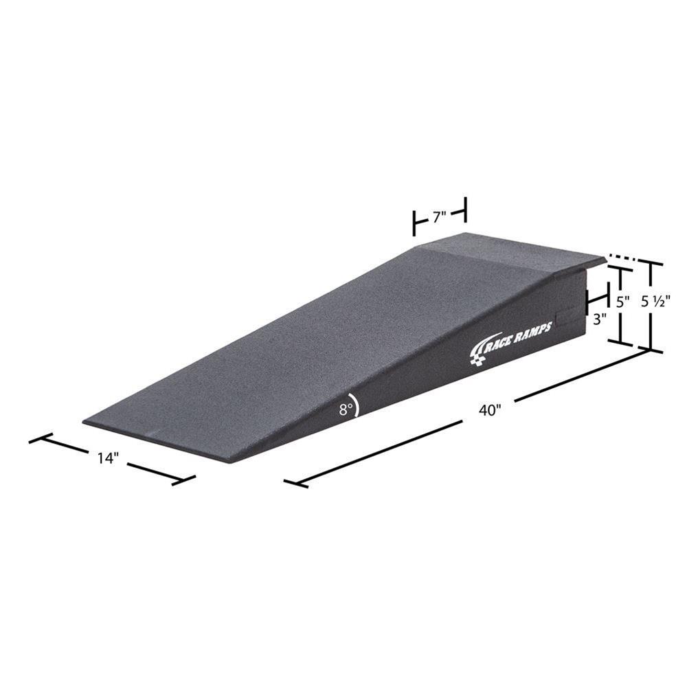 Race Ramps 5in. H Cutout Rack Ramp - 8.8 Degree Approach Angle thumbnail 5