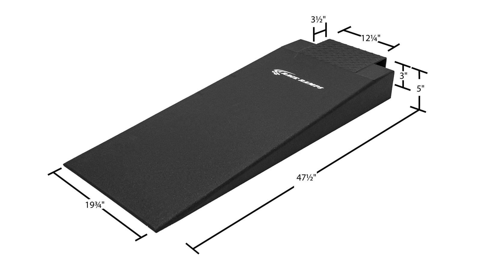 Race Ramps 5in. Hook Nose Extra Wide Ramps - 6.4 Degree Approach Angle