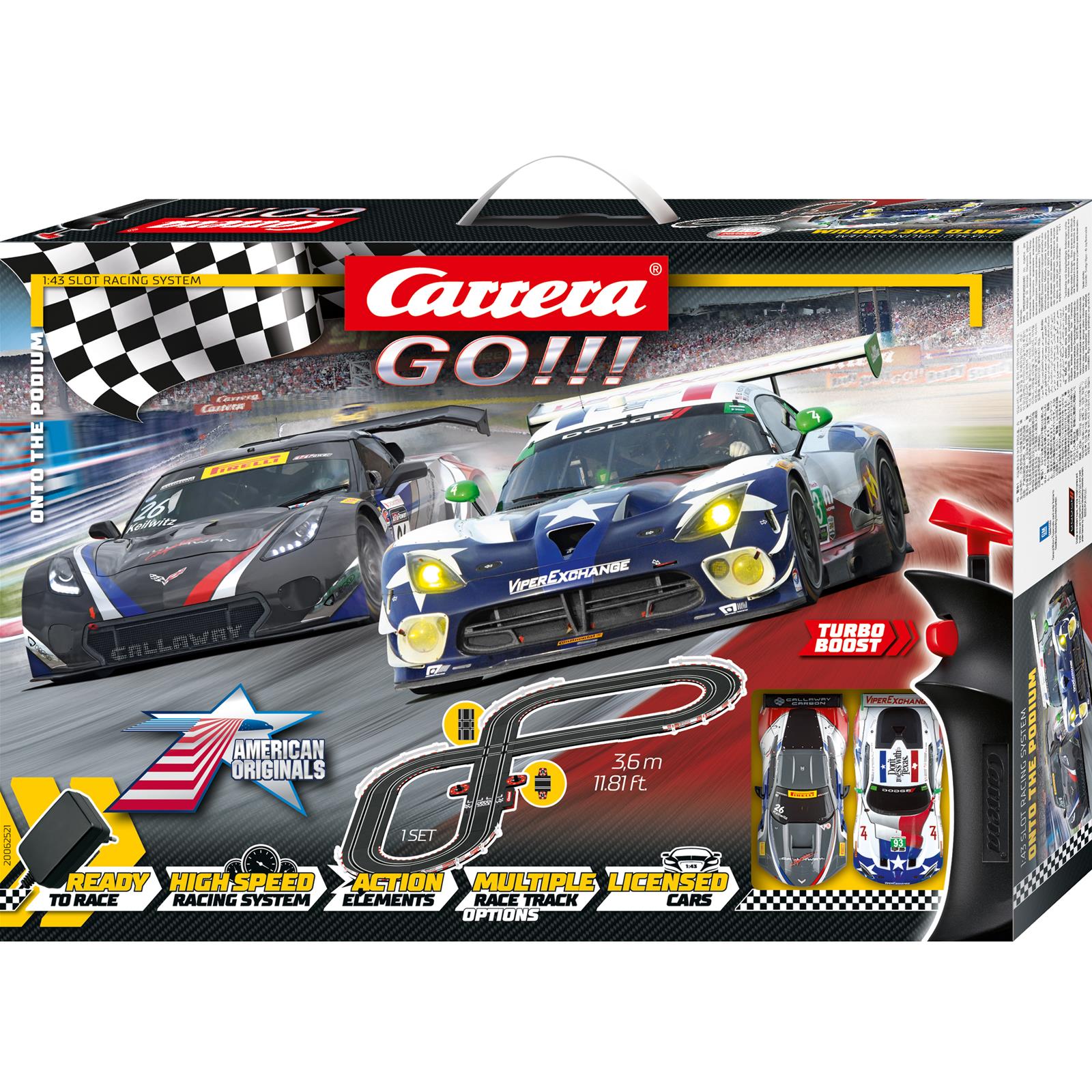 carrera go 最長8.4m ACアダプター付フルセット Amazon | Carrera GO 電動スロットカーレース キッズトイレース