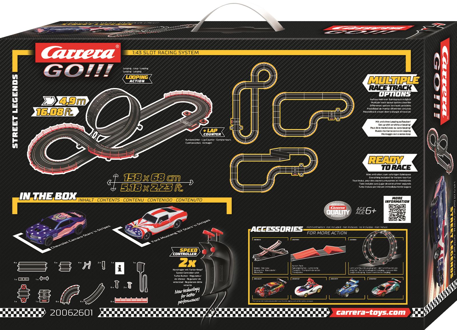 CARRERA OF AMERICA 20062601 Carrera GO 1:43 Scale Street Legends
