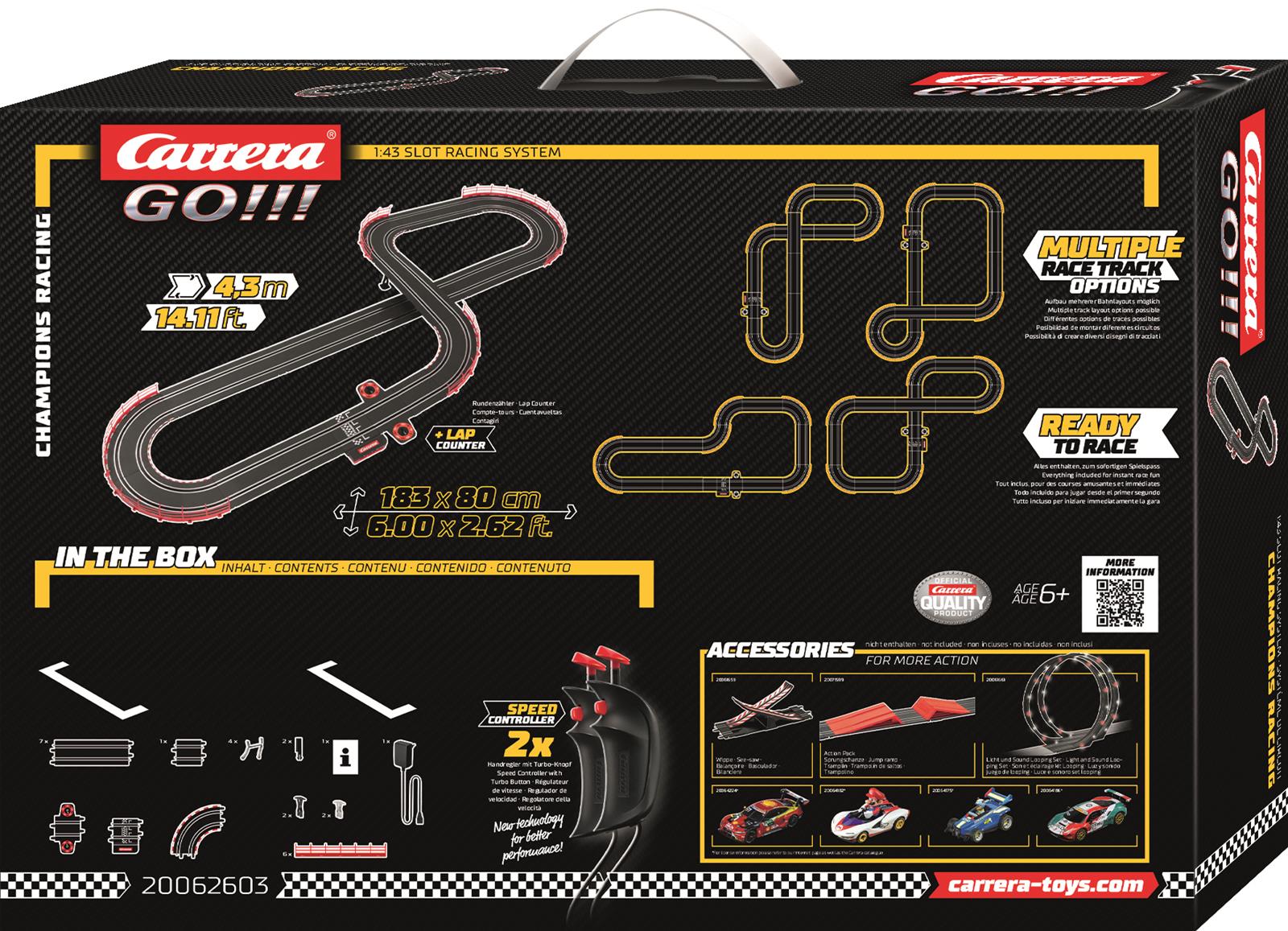 CARRERA OF AMERICA 20062603 Carrera GO 1:43 Scale Champion's