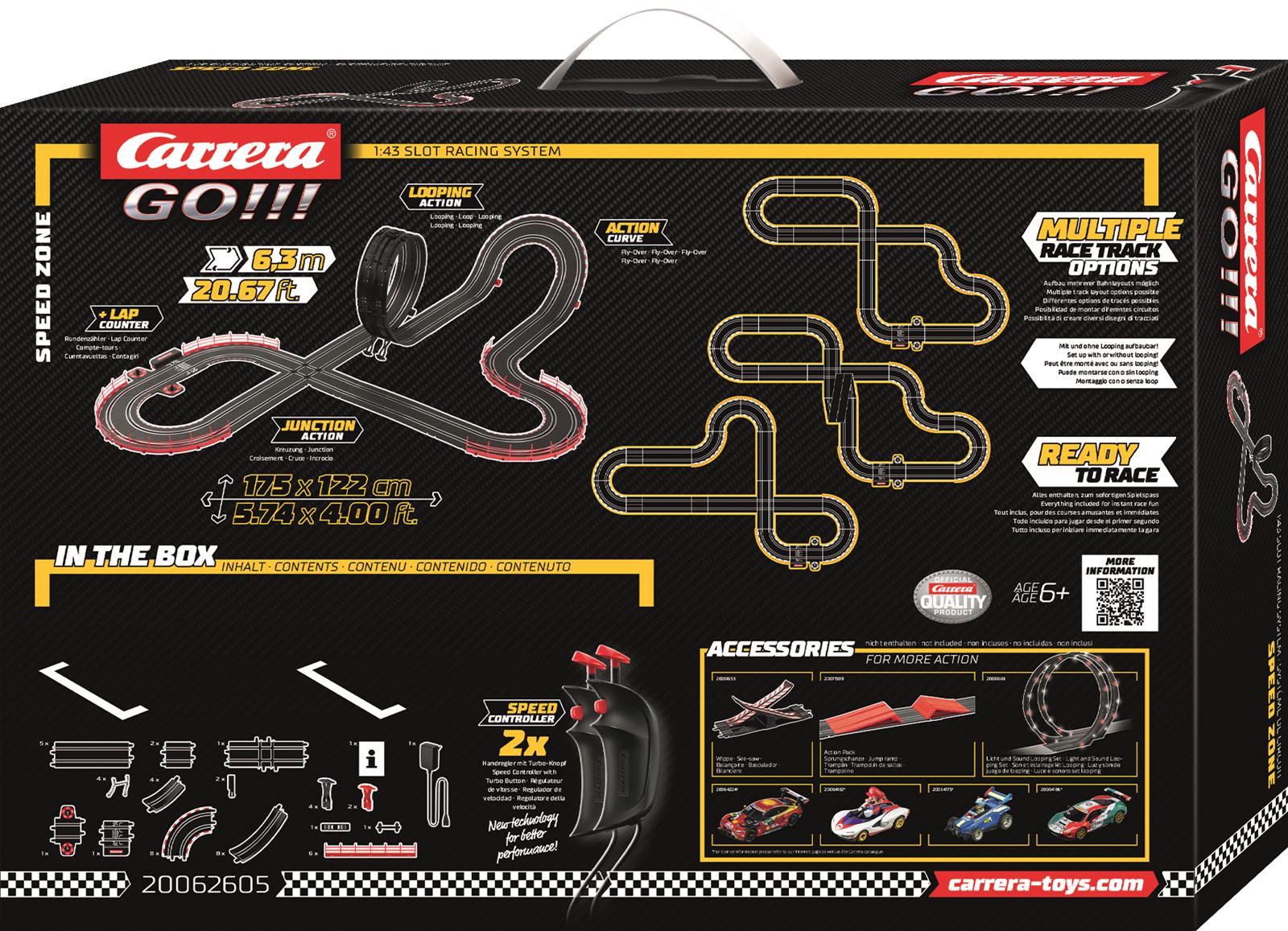 CARRERA OF AMERICA 20062605 Carrera GO 1:43 Scale Speed Zone Slot