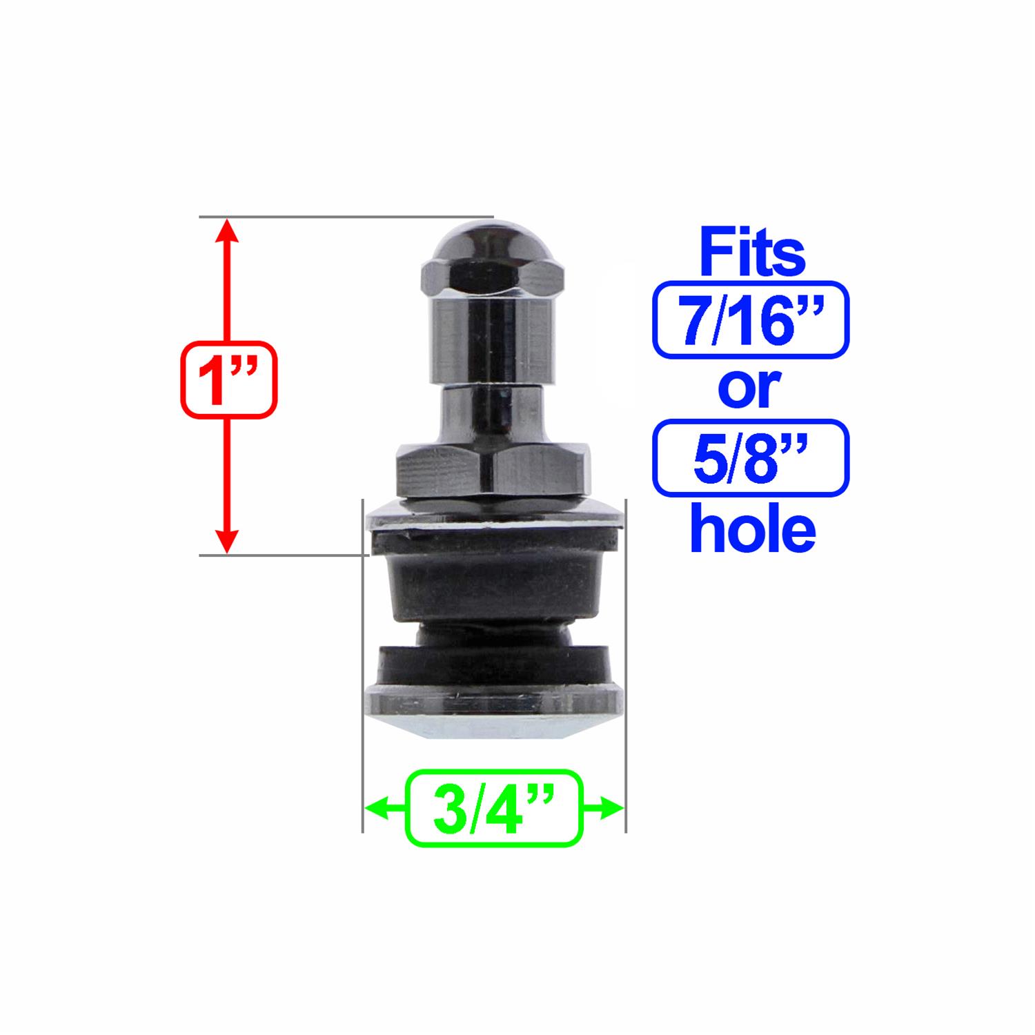 Cal Custom CAL711957 Cal Custom™ Valve Stems Summit Racing