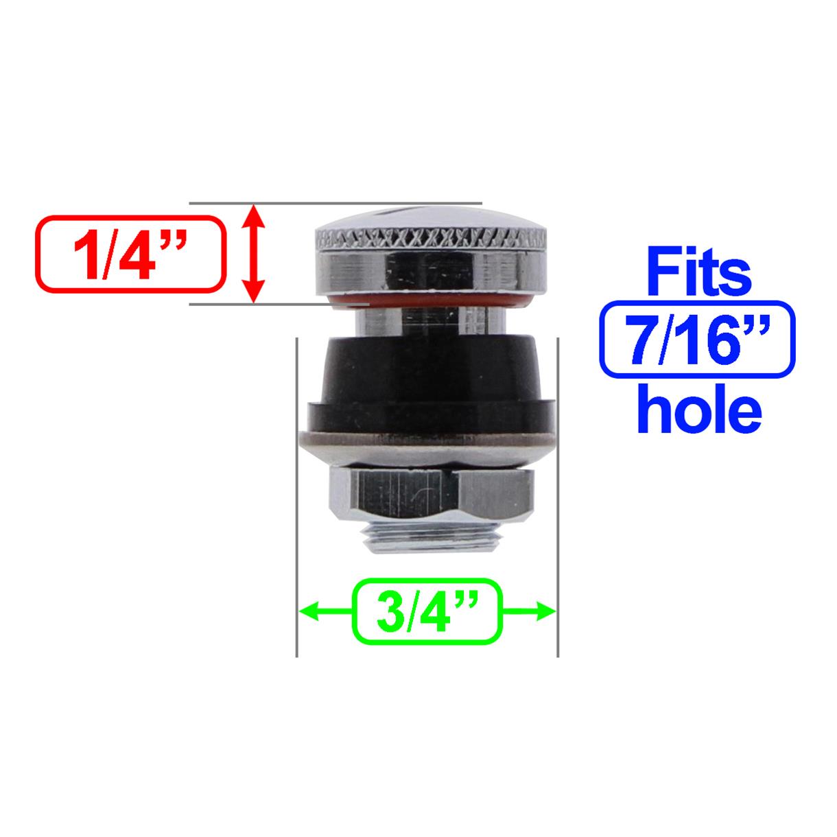Cal Custom CAL711958 Cal Custom™ Valve Stems Summit Racing