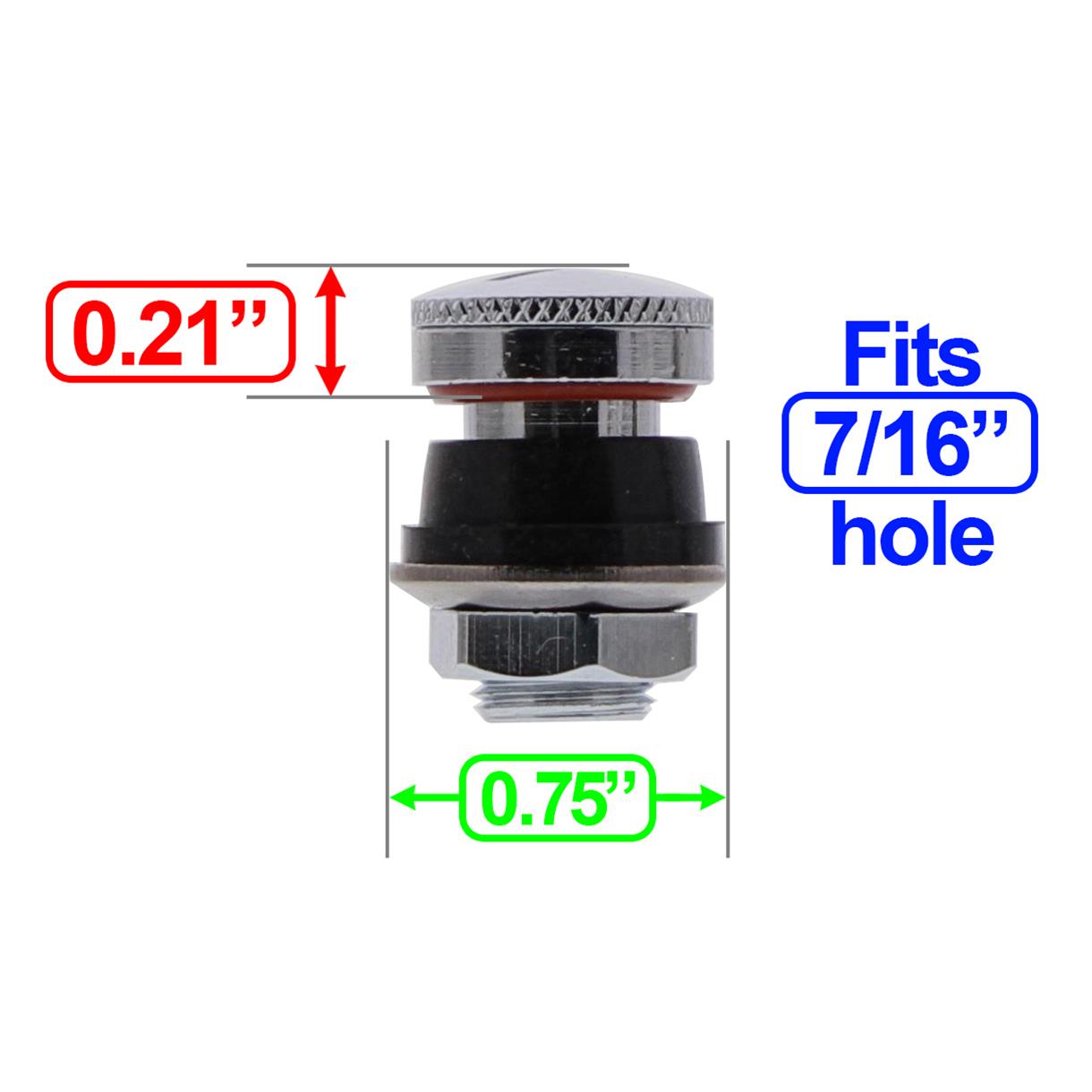 Gorilla Automotive VS407C Gorilla Flush Mount Valve Stems Summit Racing