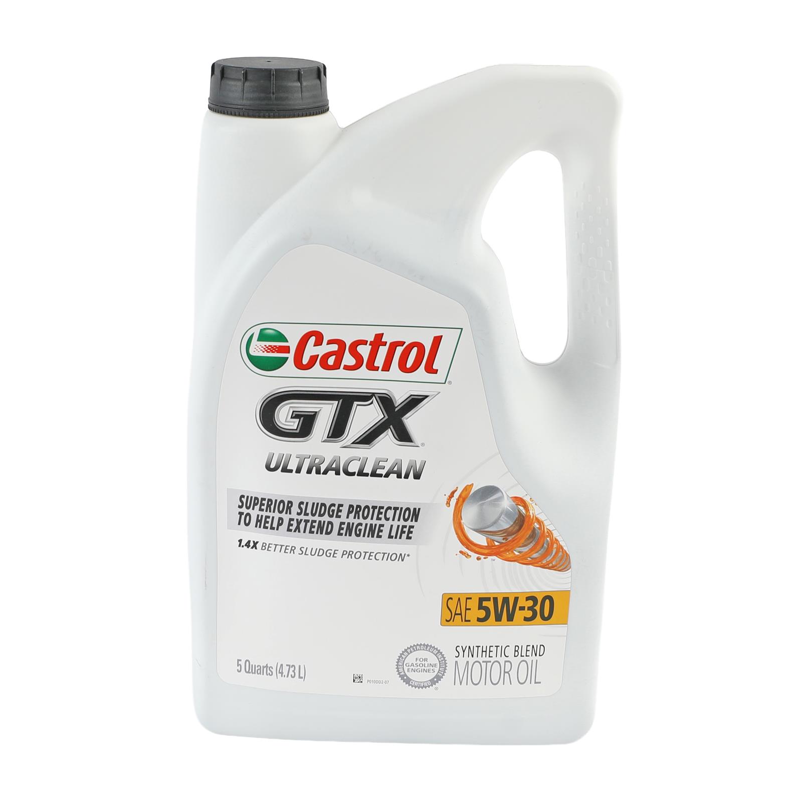 Castrol CAST5305Q Castrol GTX Ultraclean Motor Oil | Summit Racing