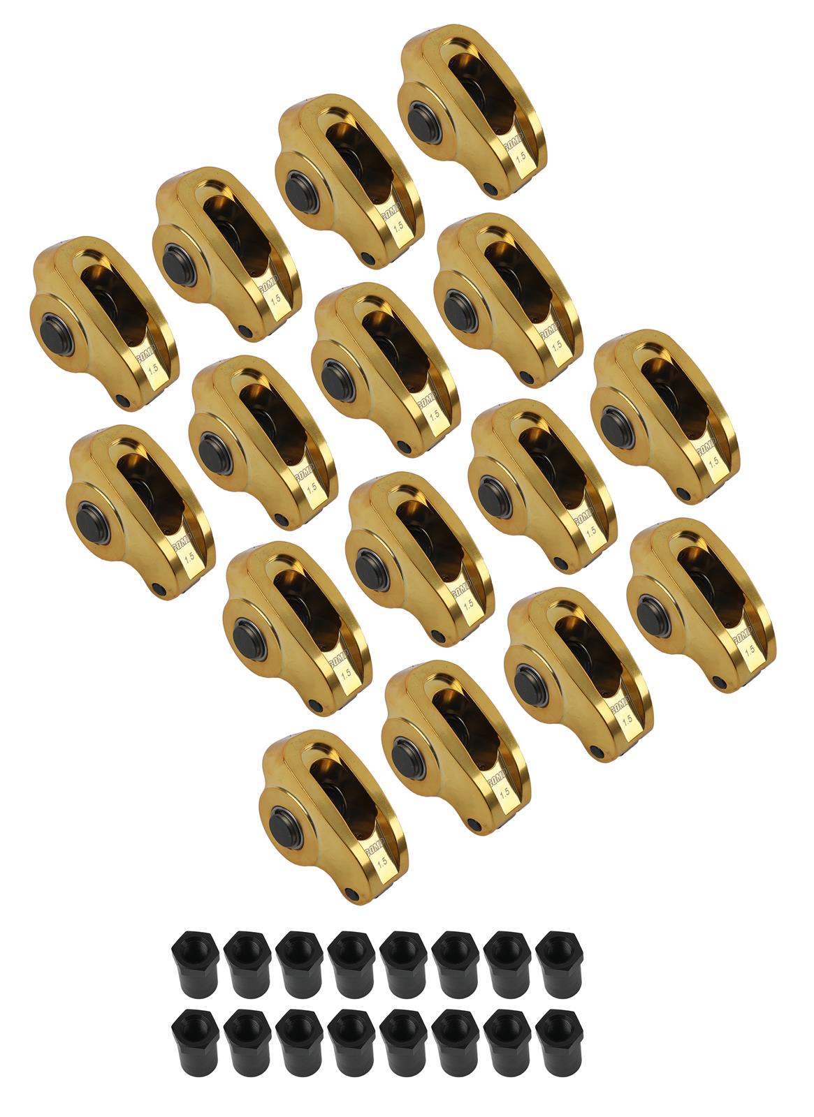 Competition Cams 19001-16 Ultra-Gold Aluminum Roller 1.5 Ratio 3/8 Stud Diameter Rocker Arm for Small Block Chevrolet 