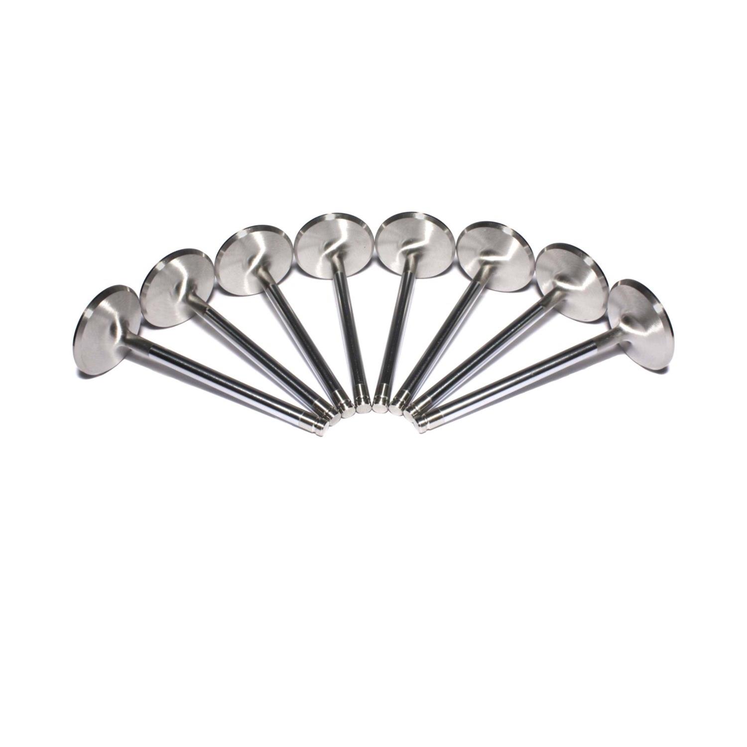 COMP Cams Valves 6076-8 Engine Intake Valve Kit, Stainless Intake for GM LS1 4.894" Length