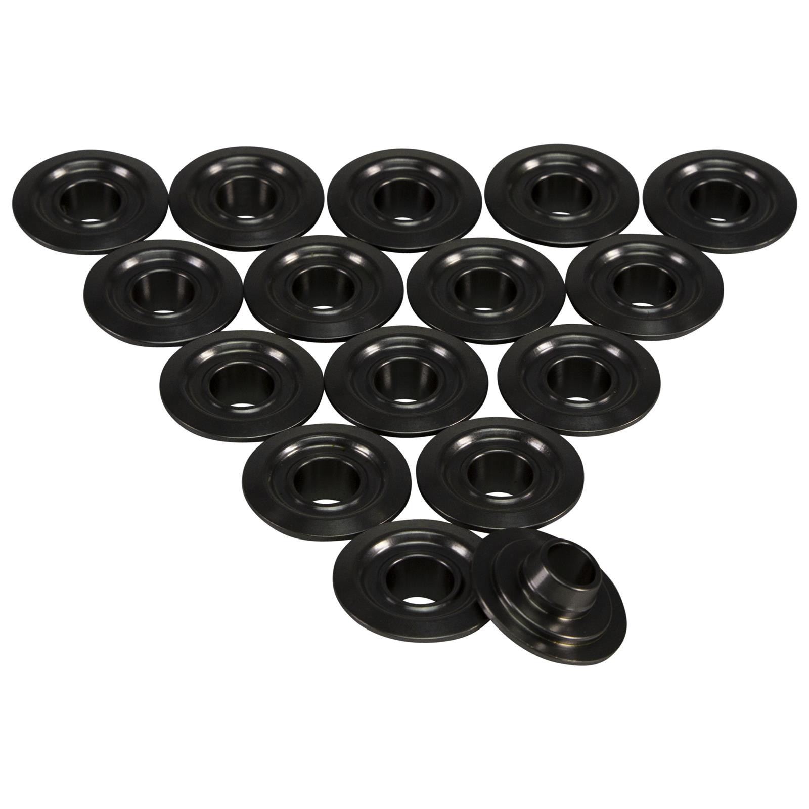 COMP Cams Titanium Valve Spring Retainers 715-16 Retainers, Conical, Dual, Titanium, 8 degree, 1.442 in. O.D., 0.344 in. Stem Diameter, Set of 16 thumbnail 3