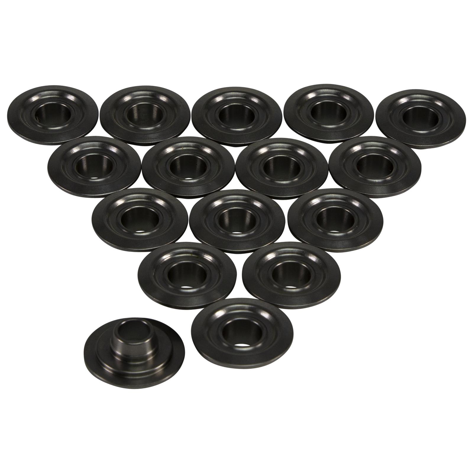 COMP Cams Titanium Valve Spring Retainers 715-16 Retainers, Conical, Dual, Titanium, 8 degree, 1.442 in. O.D., 0.344 in. Stem Diameter, Set of 16 thumbnail 4