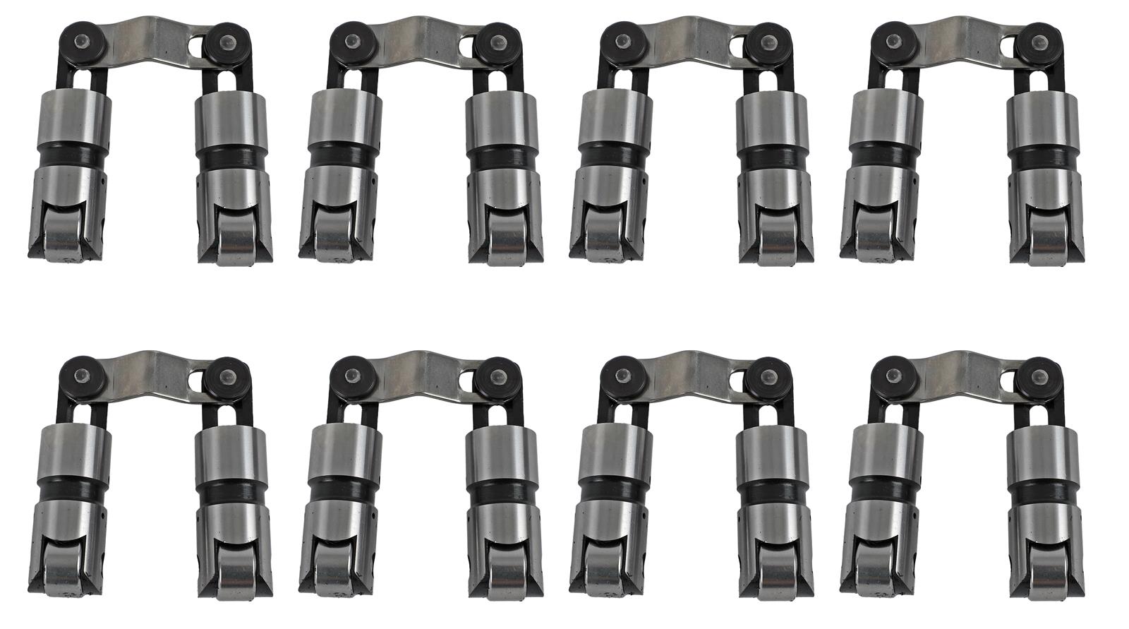 COMP Cams Sportsman Solid Roller Lifters 96043B-16 Lifter, Sportsman, Mechanical Roller, Vertical Link, 0.904 in. Diameter, w/ Bushing, Seat Height 1.930 in., 273-360, Chrysler, Set of 16