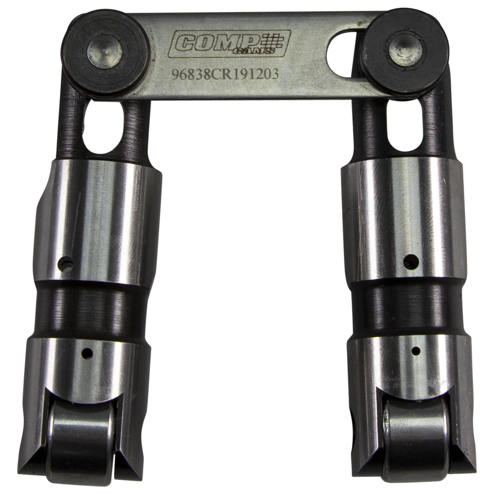 COMP Cams Sportsman Solid Roller Lifters 967879-16 Lifter, Sportsman, Mechanical Roller, Vertical Link, Offset, 0.875 in. Diameter, w/ Bearing, Seat Height 2.020 in., SVO, Yates Heads, Ford, Set of 16