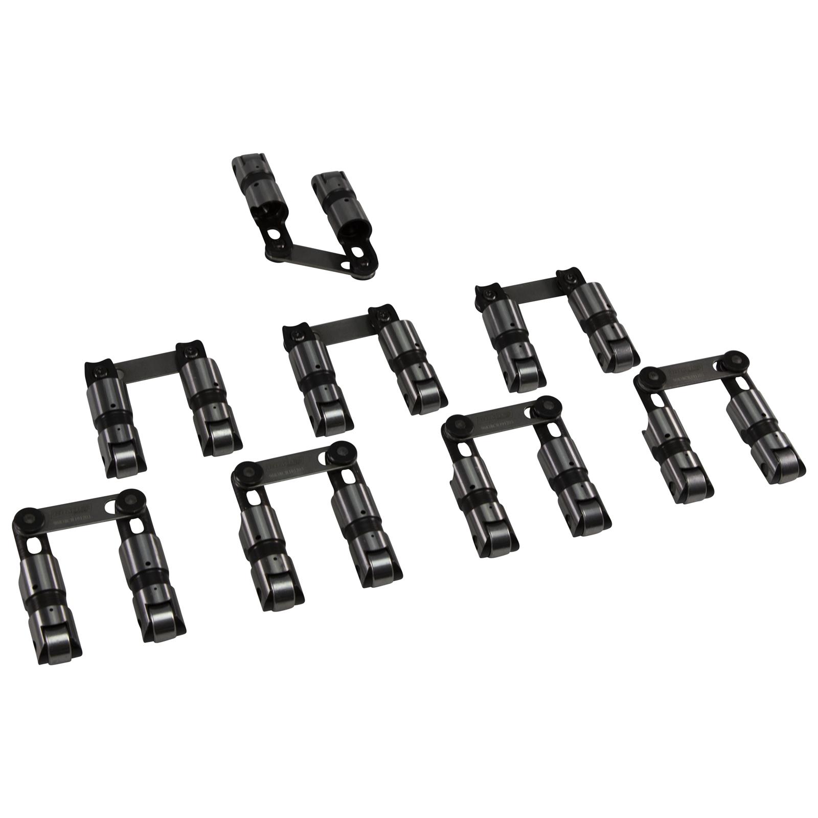 COMP Cams Sportsman Solid Roller Lifters 967879-16 Lifter, Sportsman, Mechanical Roller, Vertical Link, Offset, 0.875 in. Diameter, w/ Bearing, Seat Height 2.020 in., SVO, Yates Heads, Ford, Set of 16 thumbnail 3