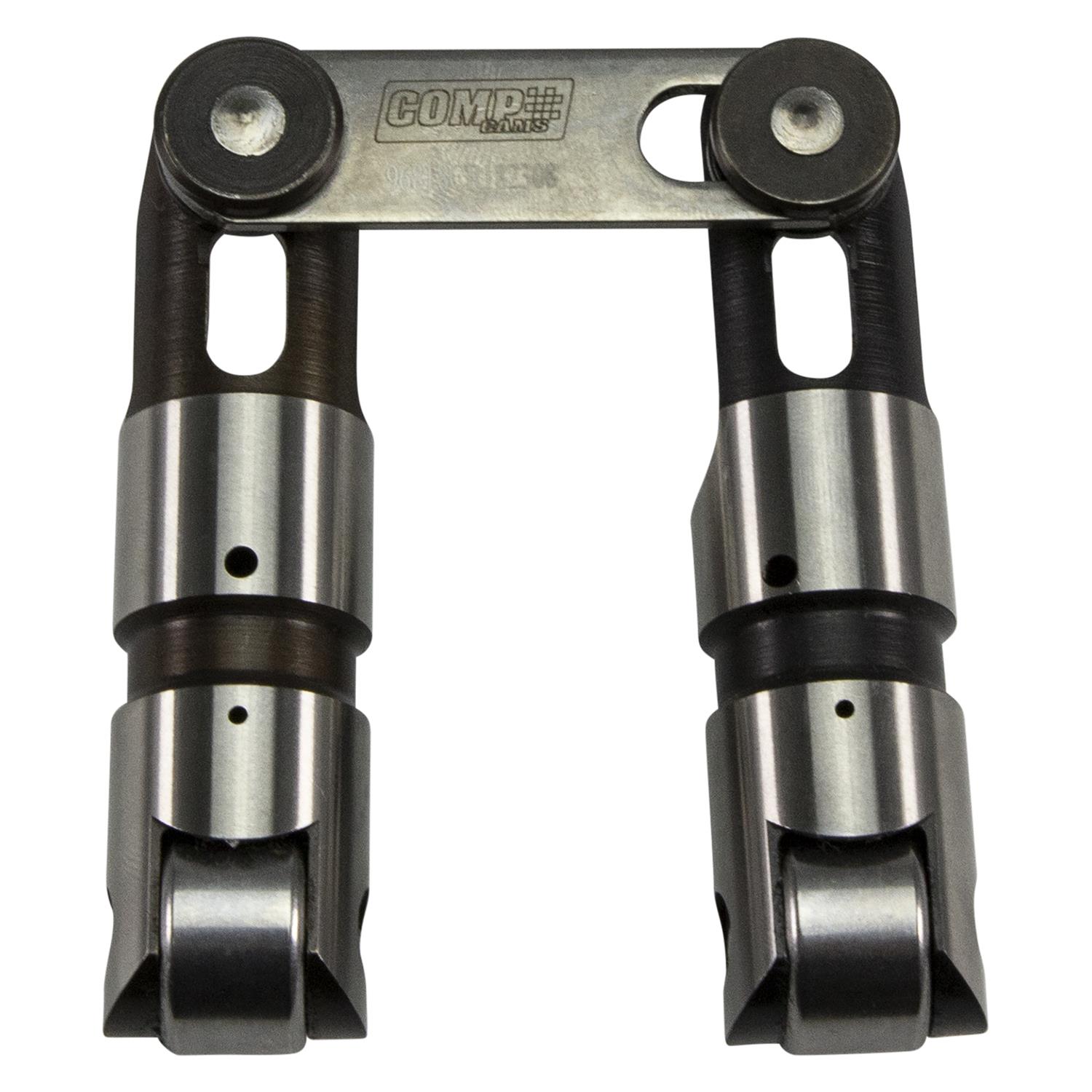 COMP Cams Sportsman Solid Roller Lifters 96818CR-2 Lifter, Sportsman, Mechanical Roller, Vertical Link, .160 in. Right Offset, 0.842 in. Diameter, w/ Bearing, Seat Height 1.880 in., SBC, Chevy, Pair thumbnail 2
