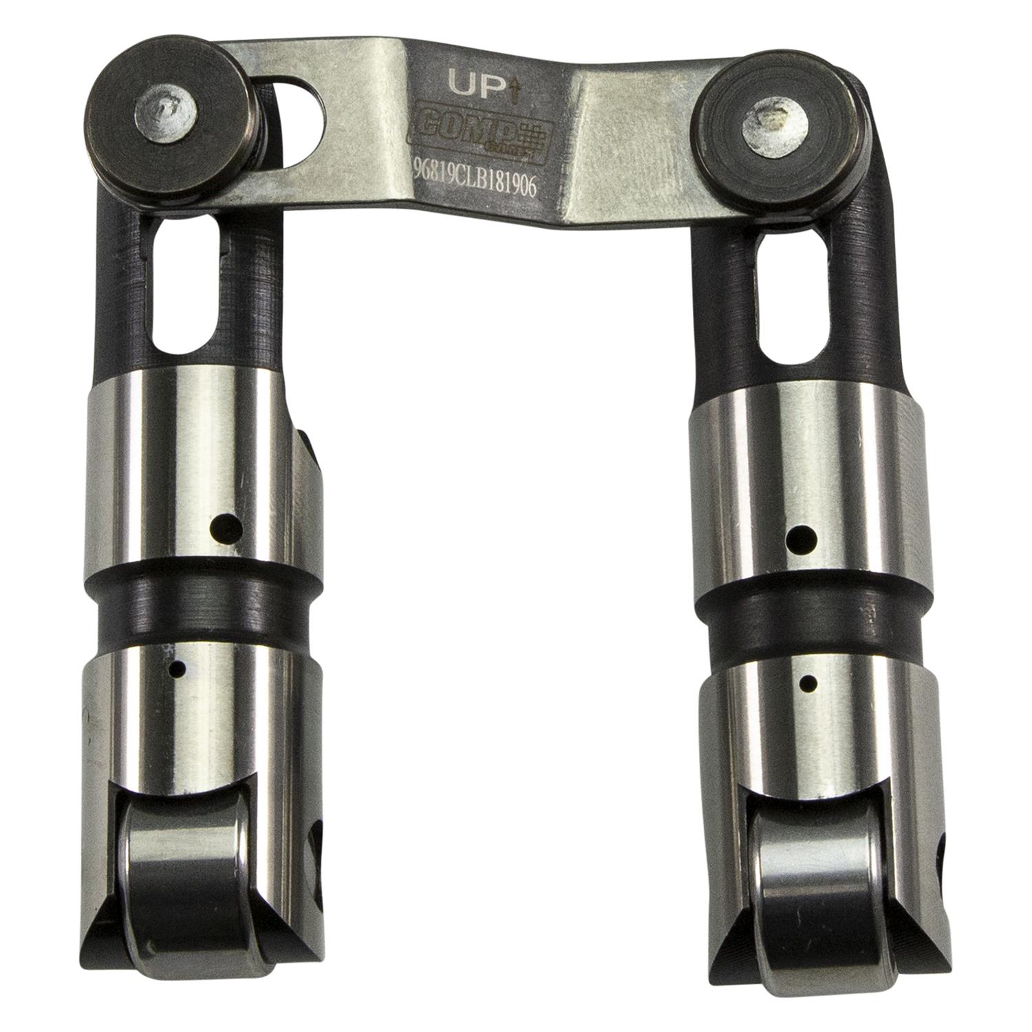 COMP Cams Sportsman Solid Roller Lifters 96819CLB-2 Lifter, Sportsman, Mechanical Roller, Vertical Link, .160 in. Left Offset, 0.842 in. Diameter, w/ Bushing, Seat Height 1.880 in., BBC, Chevy, Pair