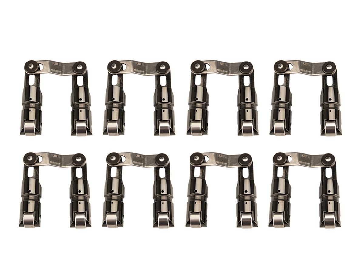 COMP Cams Race XD Mechanical Roller Lifters 99819D-16 Lifter, XD, Roller, Link Bars Included, 0.842 in. Outside Diameter, Chevrolet, Set