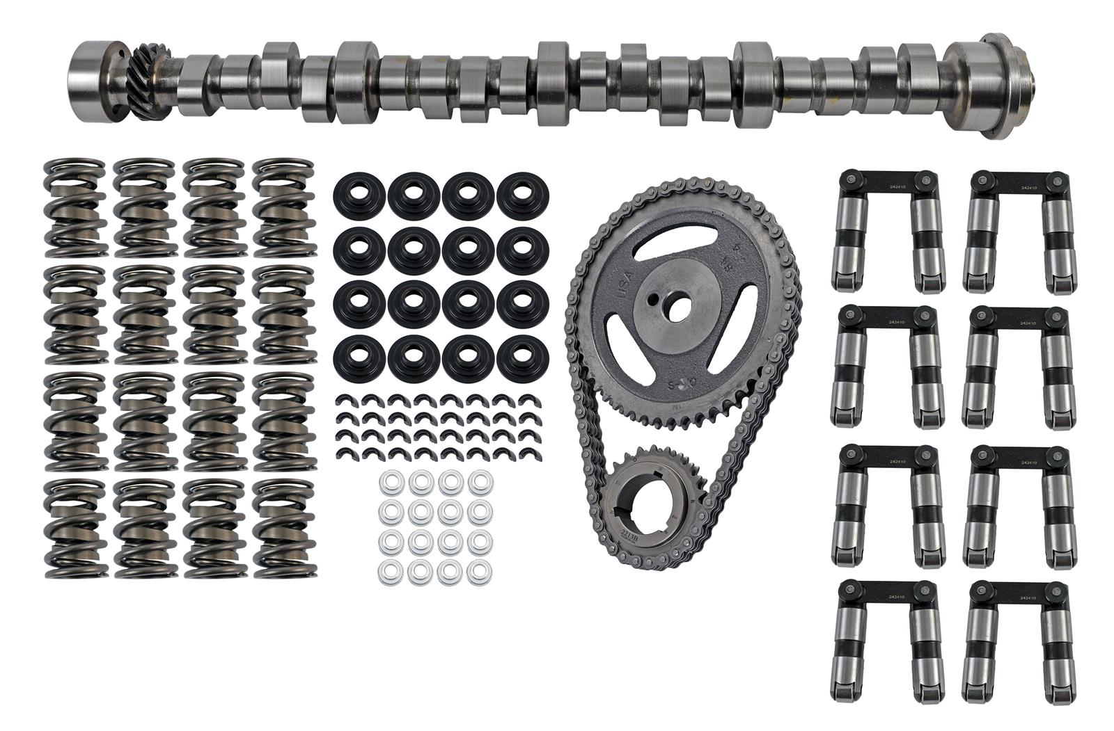 COMP Cams Thumpr Retrofit Hydraulic Roller Cam and Lifter Kits K42-600-11 Camshaft Kits, Kits, Advertised Duration 283/303, Lift 0.531/0.515, Olds, Oldsmobile V8, Kit