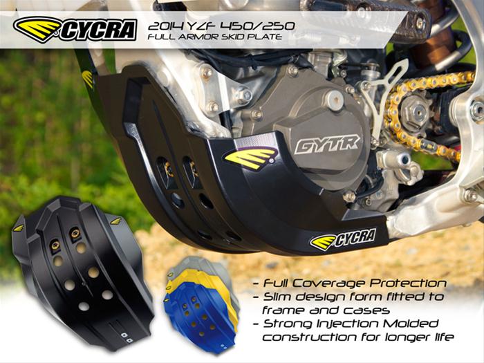 Cycra Full Armor Skid Plate Black 1CYC-6225-12