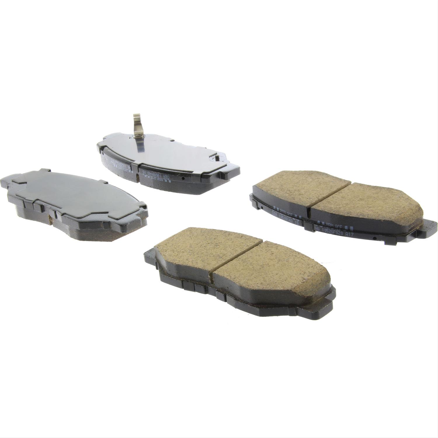 Posi-Quiet 16-17 Honda Civic Premium Ceramic Front Disc Brake Pads thumbnail 5