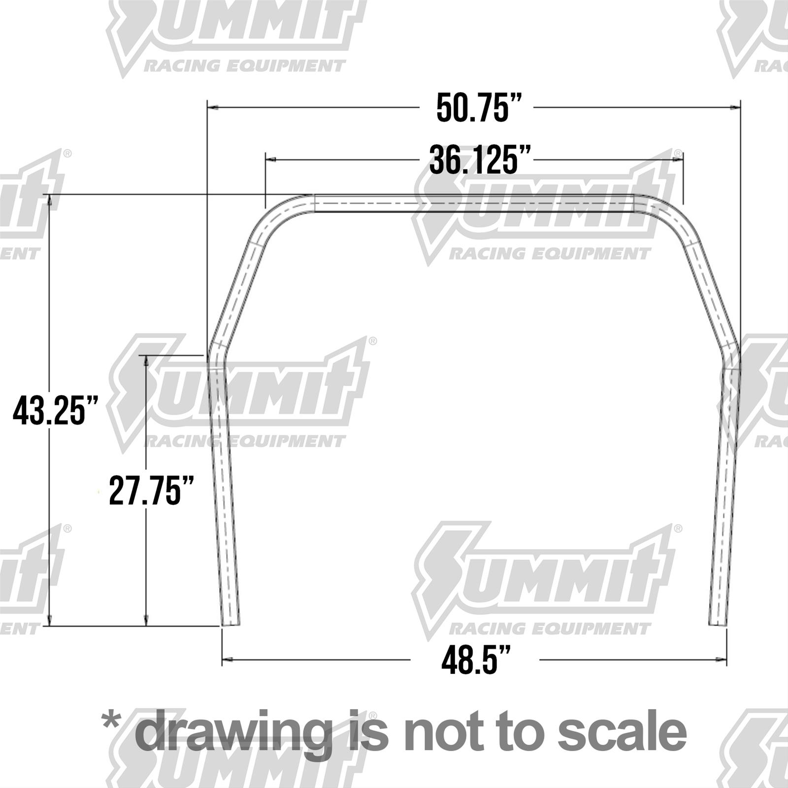 Competition Engineering C3026 Roll Cage Main Hoop - Vega/Monza