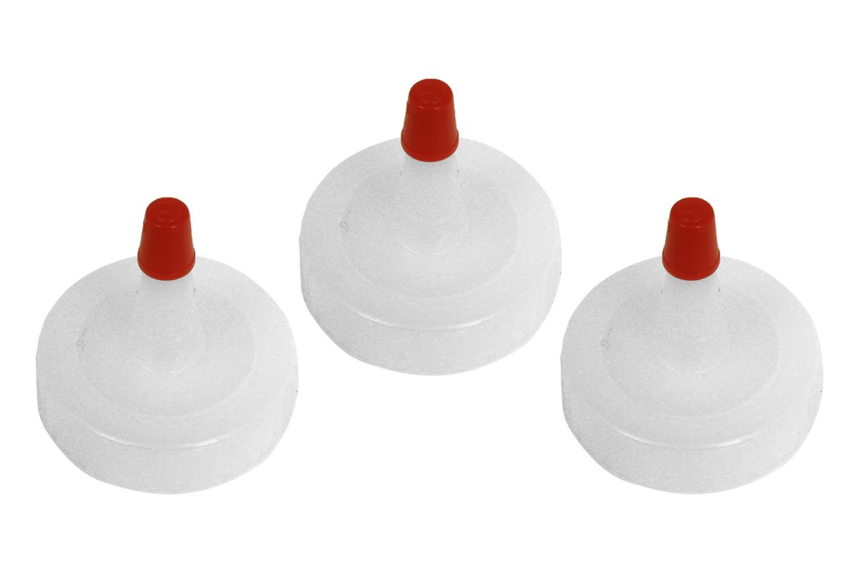 Chemical Guys Gallon Size Easy Pour Spouts ACC_111 Funnels, Spouts, Plastic, White, Set of 3