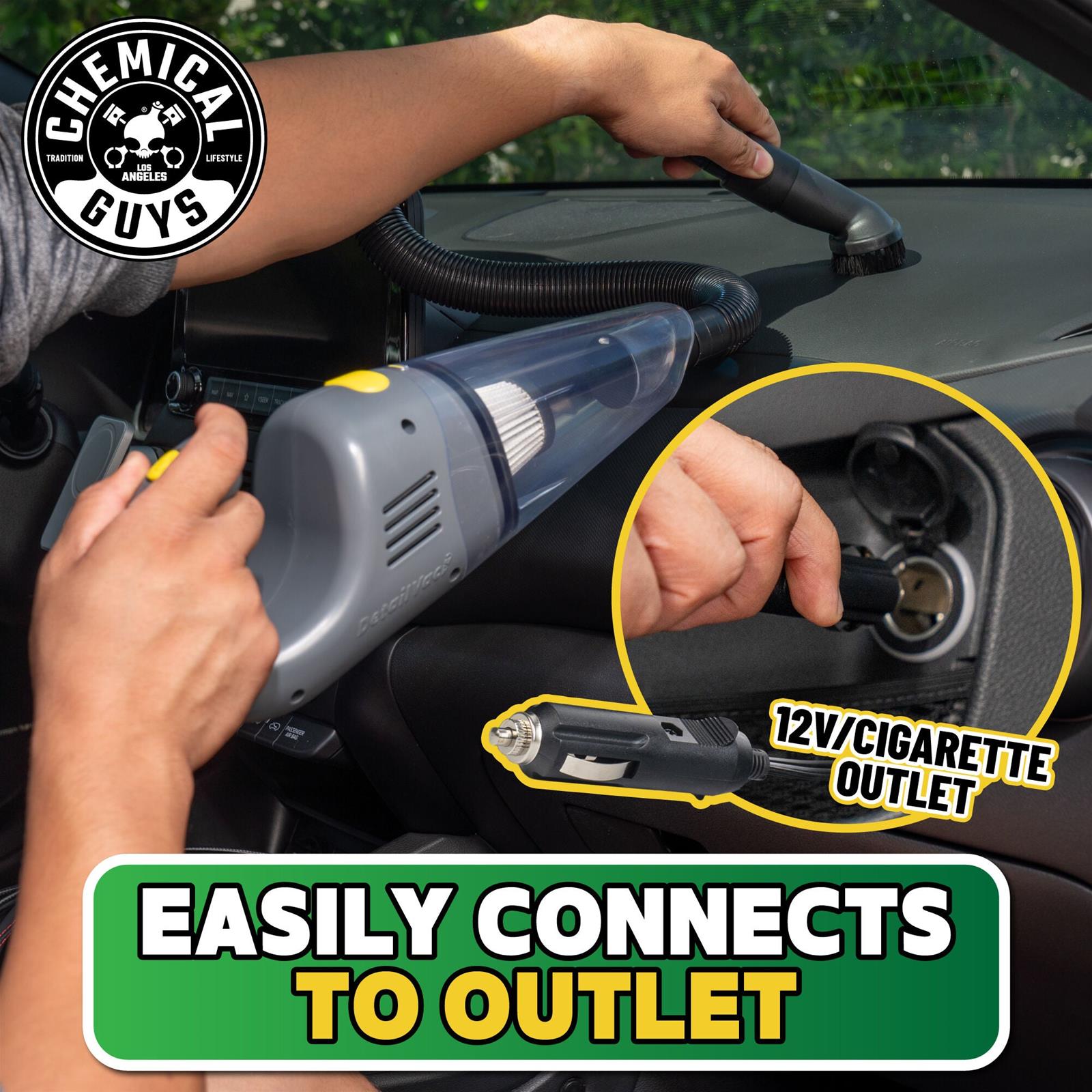 Chemical Guys EQP410 Chemical Guys DetailVac Corded Handheld Car
