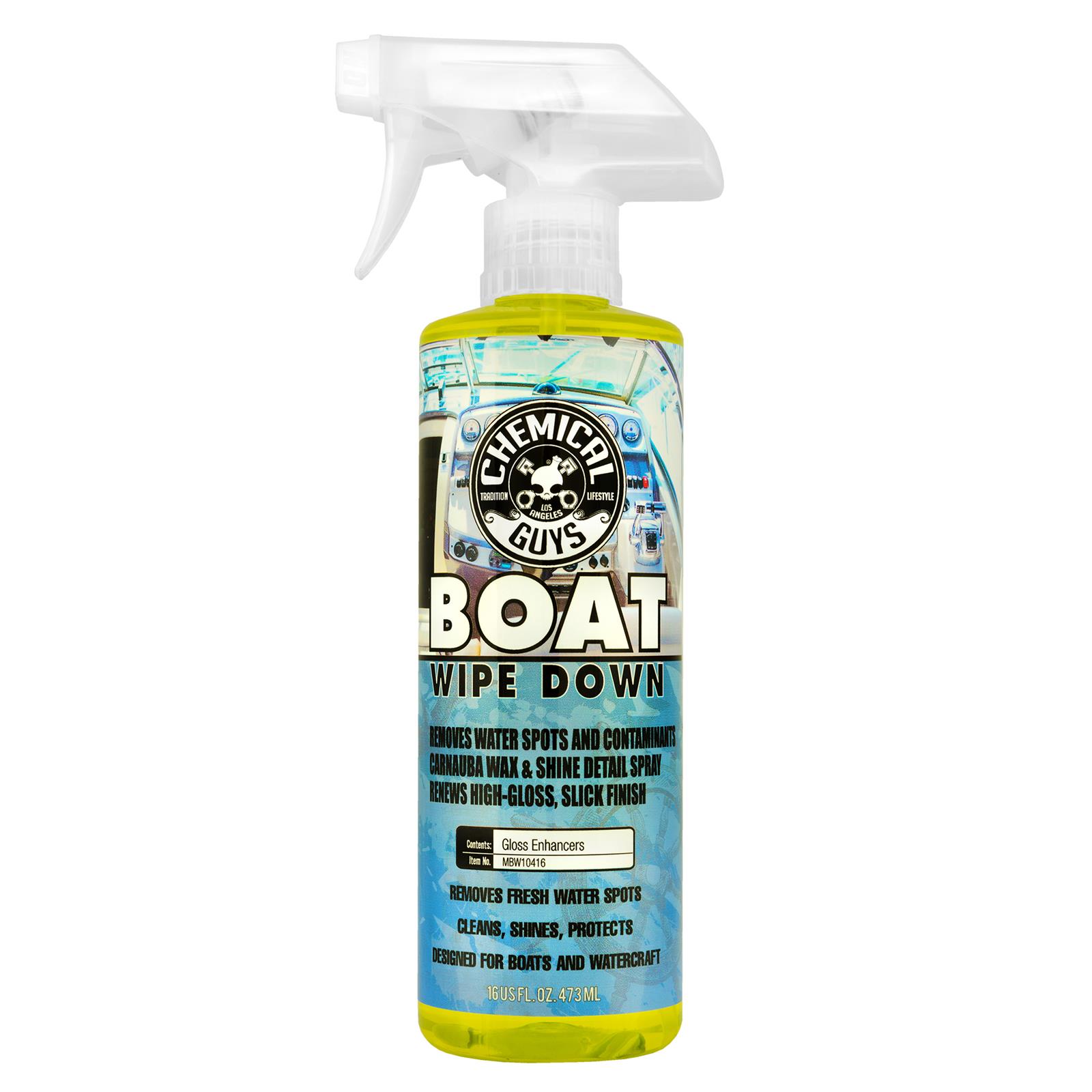 Chemical Guys MBW10416 Chemical Guys Marine Wipe Down Quick Detailer and  Water Spot Remover