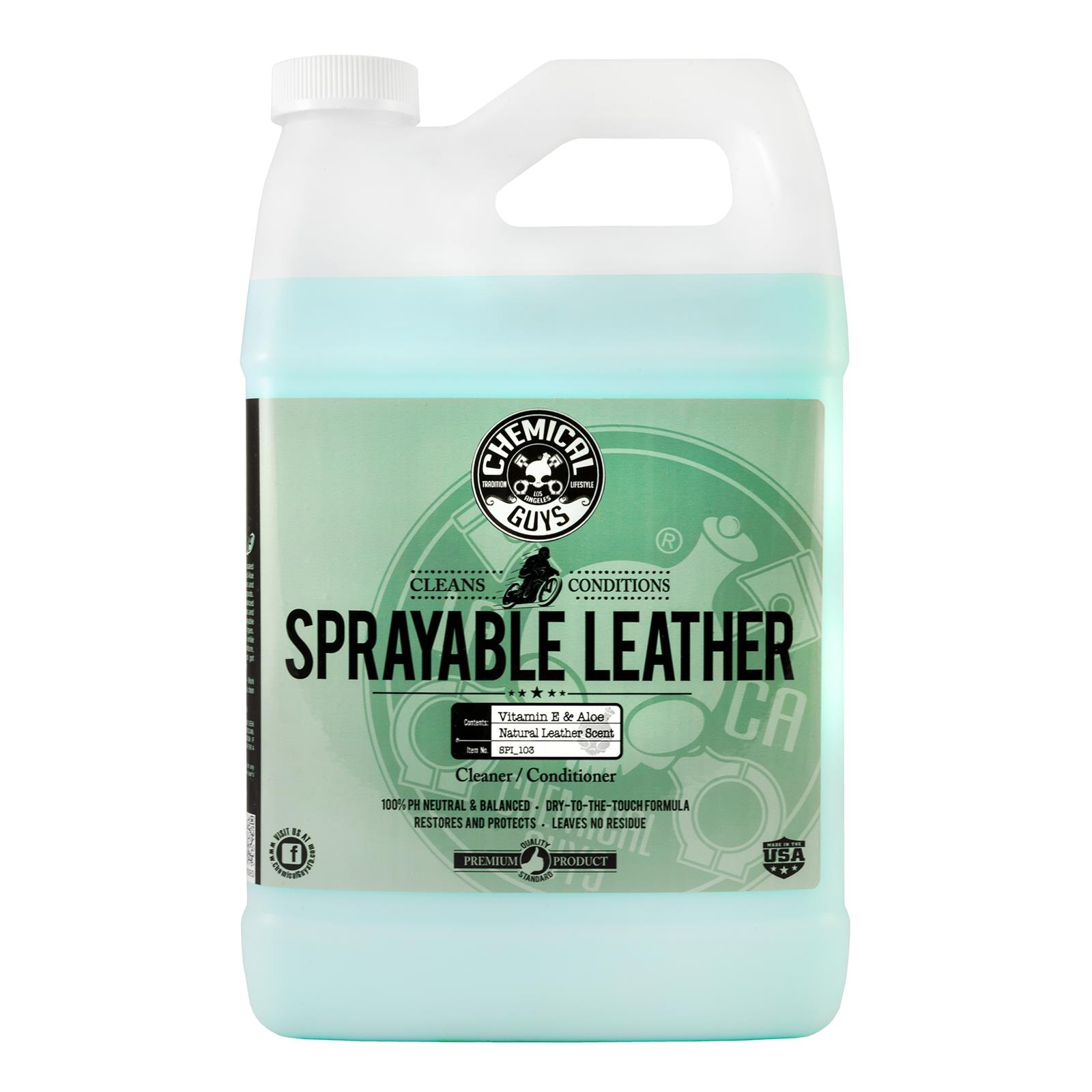 Chemical Guys SPI_103 Chemical Guys Sprayable Leather Cleaner and  Conditioner
