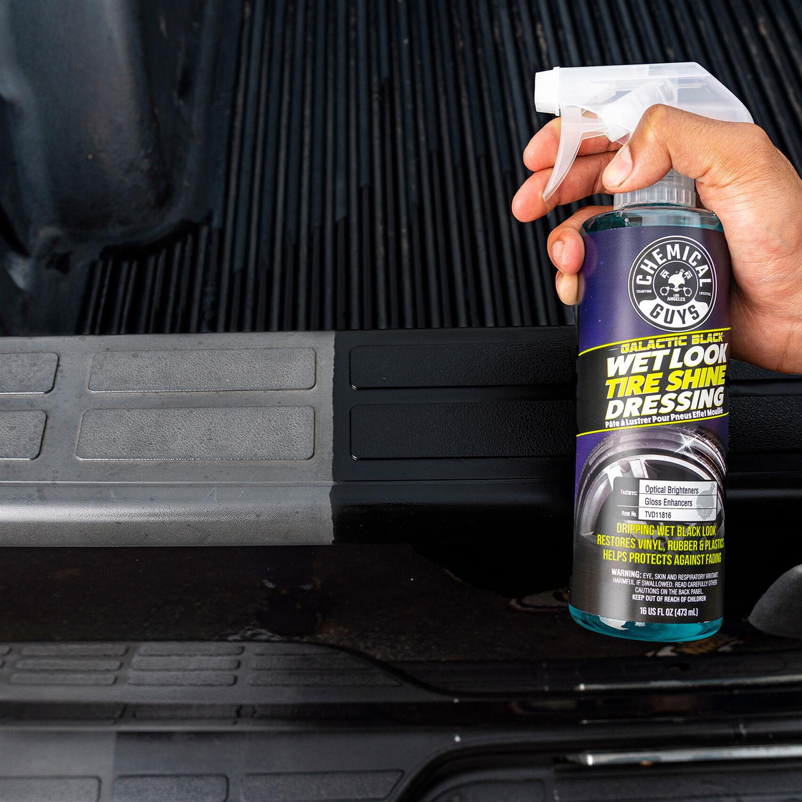 chemical guys galactic black wet look tire shine dressing Engineered to produce maximum