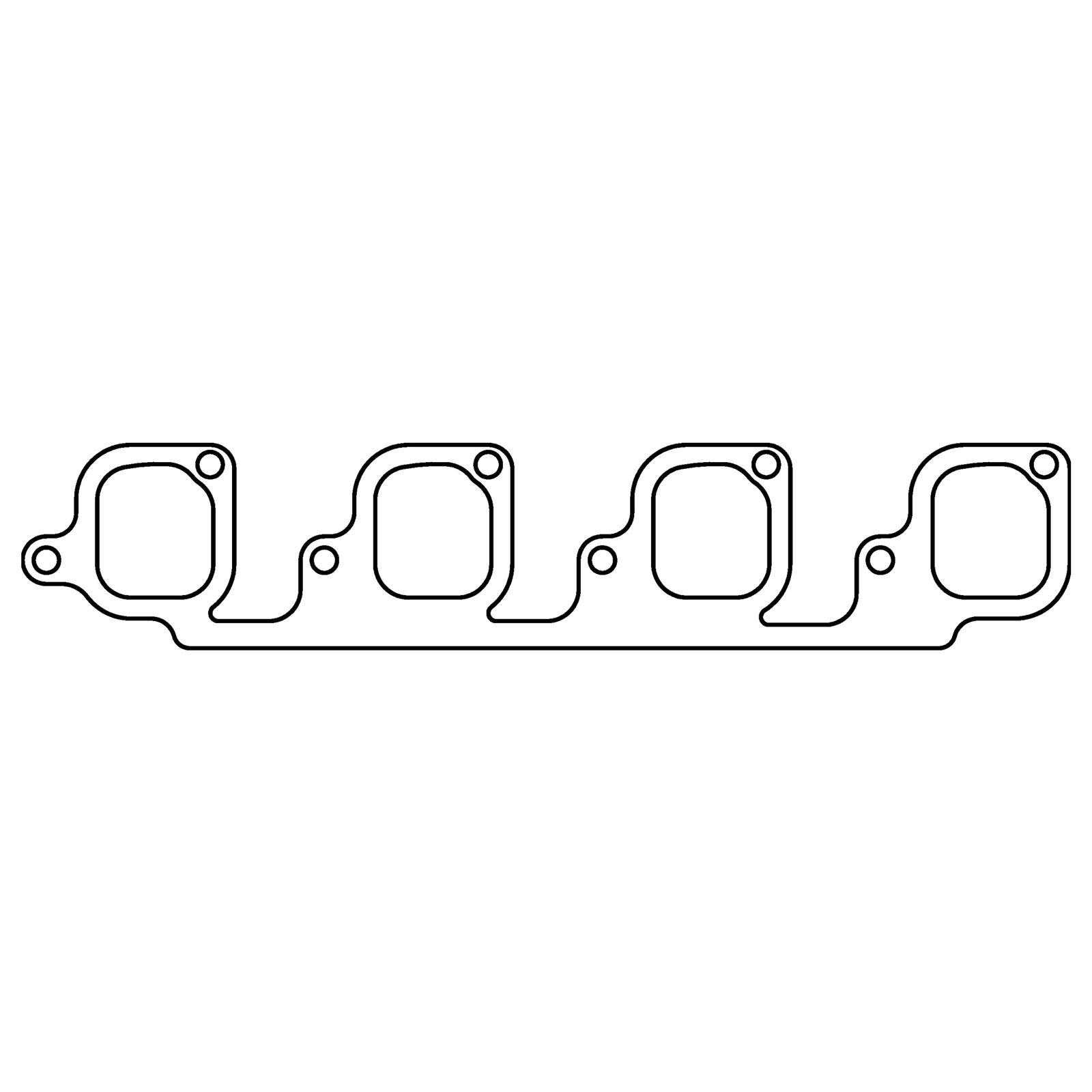 Cometic Ford 335 Series V8 .064in AM Exhaust Manifold Gasket Set - 4BBL Heads