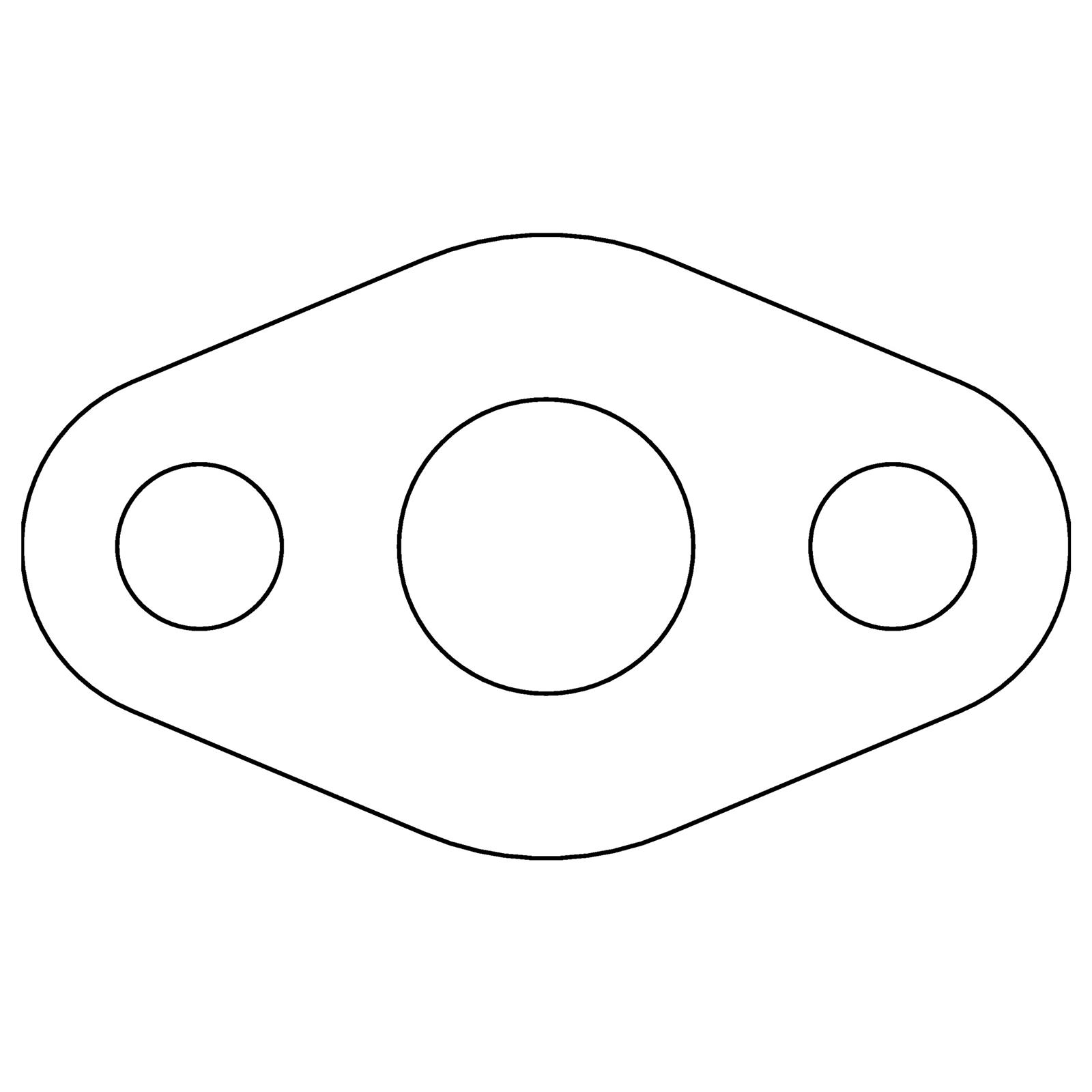 Cometic Ford 59A Flathead V8 .031in Fiber Oil Pump Screen Cover - 1945-1948