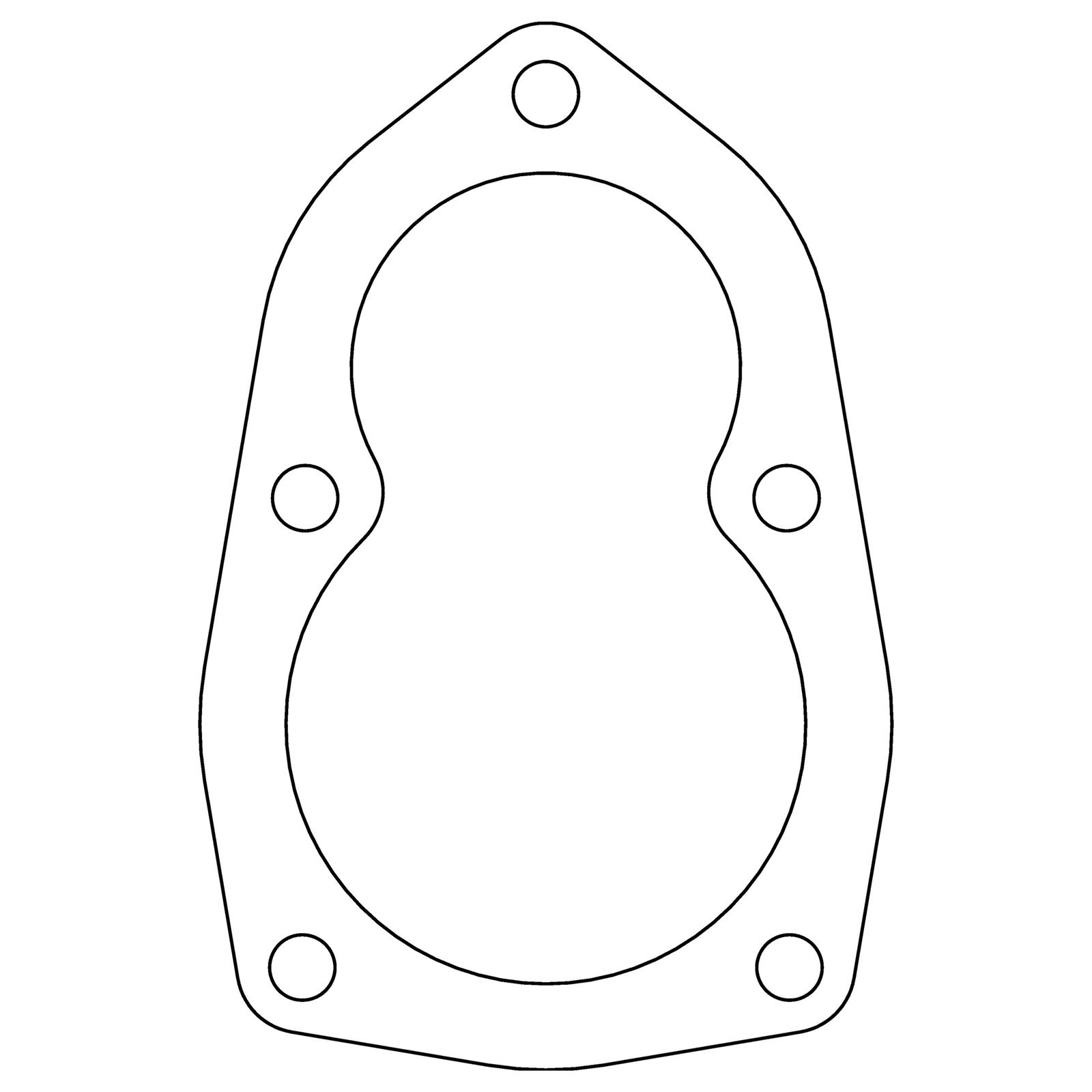 Cometic Ford 8BA/8CM Flathead V8 .031in Fiber Oil Pump Drive Cover Gasket - 1948-1953