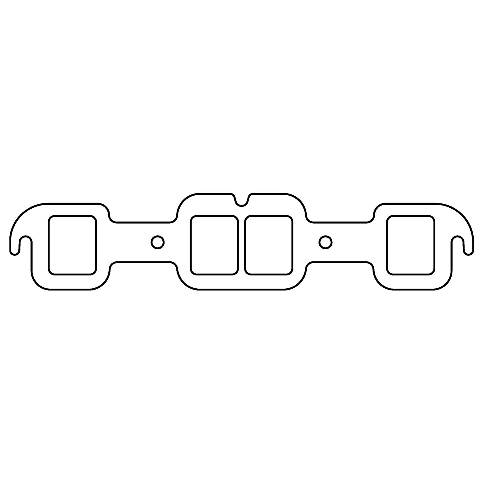 Cometic Oldsmobile 400/425/455 .094in HTG Exhaust Gasket Set - 1.920in x 1.550in Rectangular Ports
