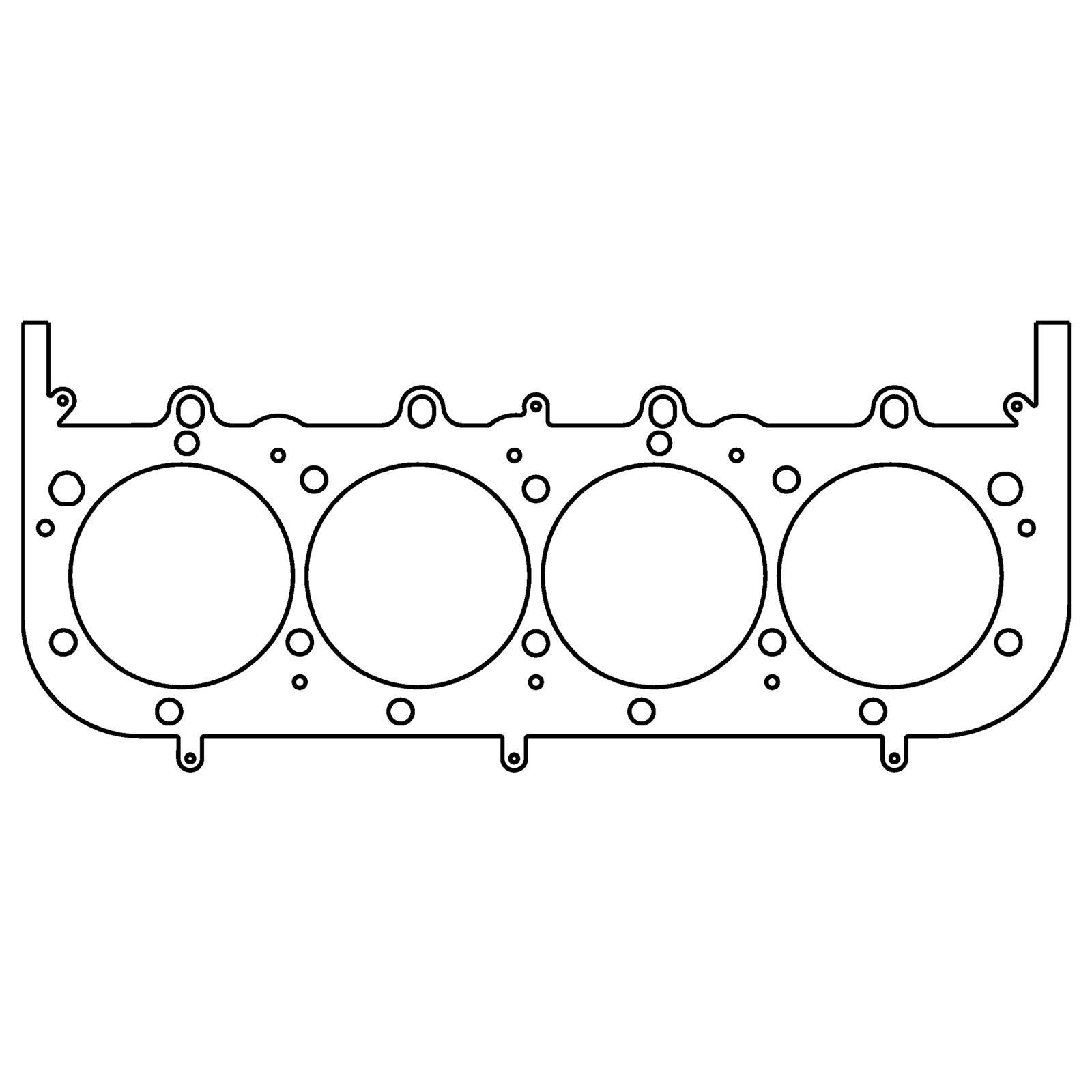Cometic GM Brodix 8B 5000/8B 5025 Pro Stock .041in MLS Cylinder Head Gasket - 4.700in Bore