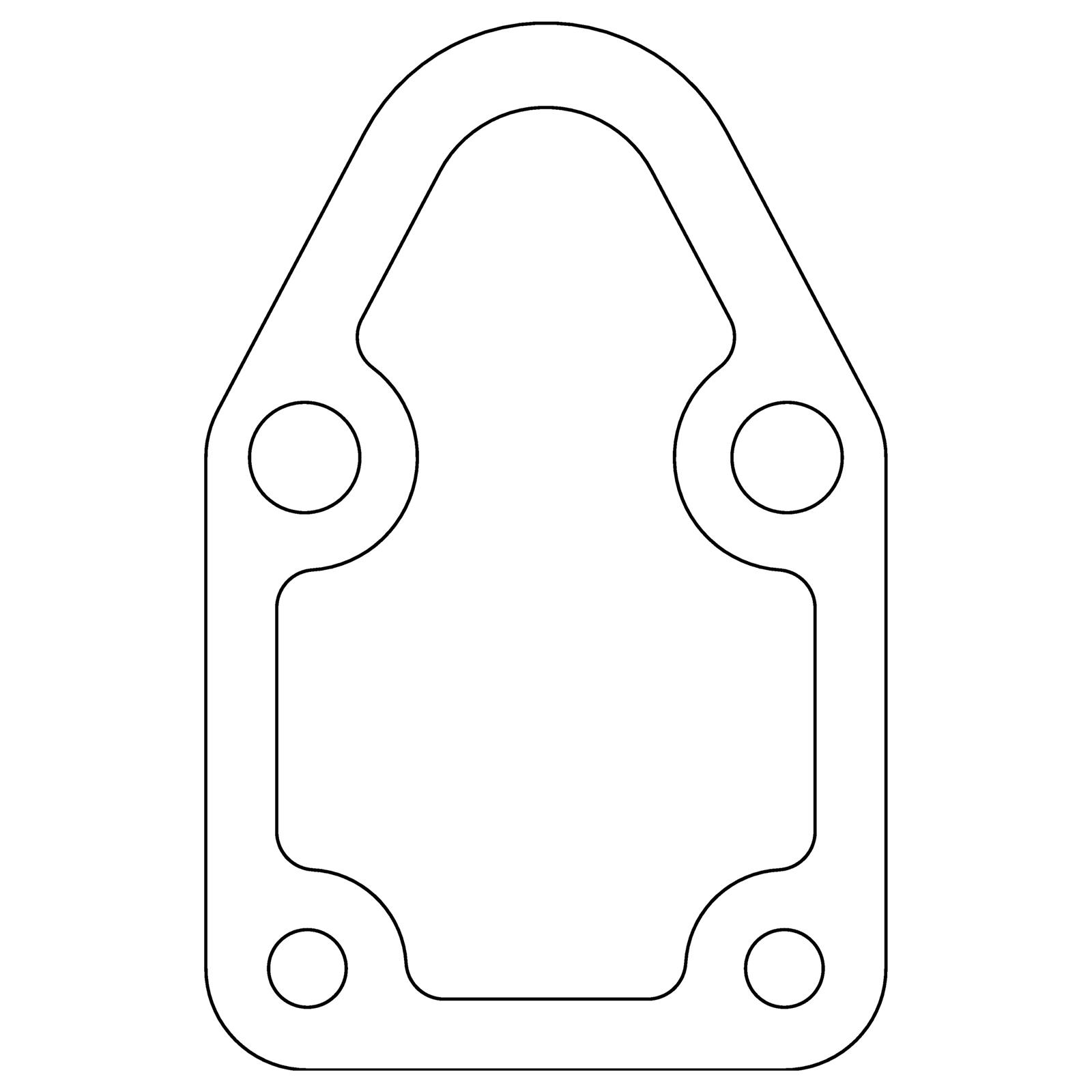 Cometic Chevrolet Gen-1 Small Block V8 .031 Fiber Fuel Pump Mounting Plate Gasket - 4 Bolt