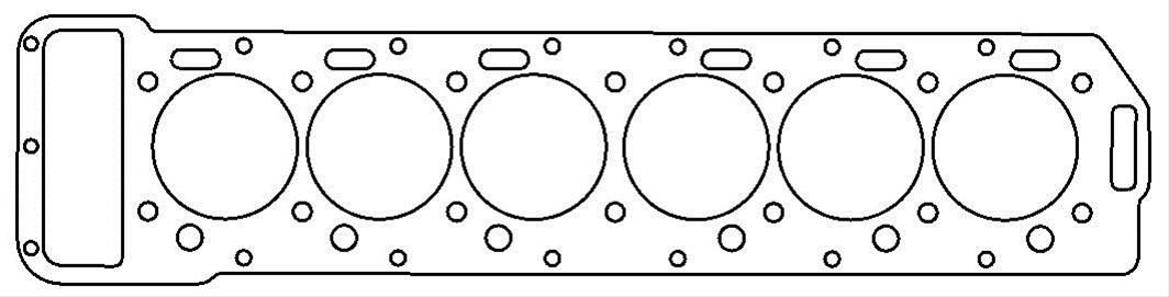 Cometic Jaguar V12 .043in CFM-20 Cylinder Head Gasket - 93mm Bore - LHS