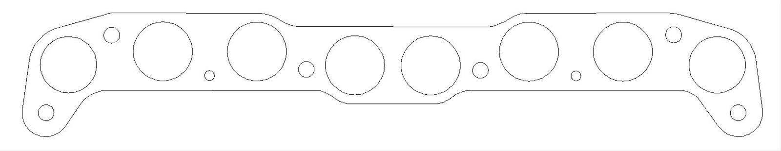 Cometic Pre-Crossflow SOHC Kent Cosworth BD Series Lotus Single Cam .043in CFM-20 Exhaust Mani Gskt