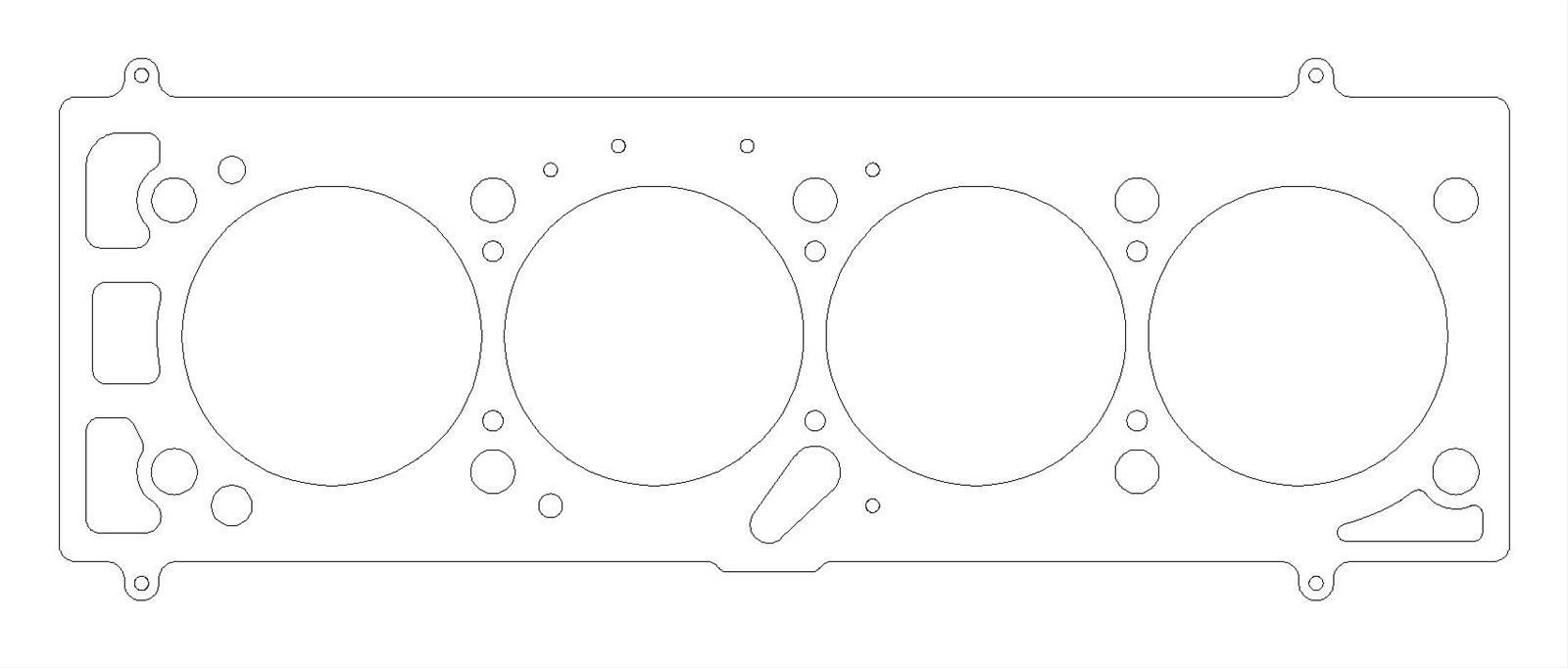 Cometic Porsche 47.4/47.5/47.6/47.8/47.9/47.E/47.F .040in MLS Cyl Head Gasket-88mm Bore