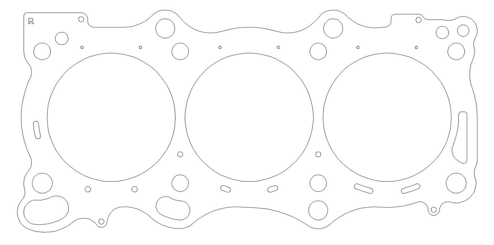 Cometic Nissan GT-R VR38DETT V6 100mm Bore .052in MLX Head Gasket RHS