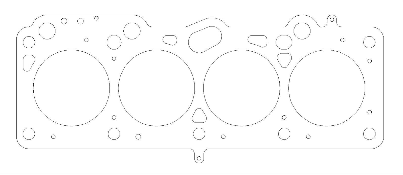 Cometic Ford 1.9L CVH .070in MLS Cylinder Head Gasket - 82mm Bore
