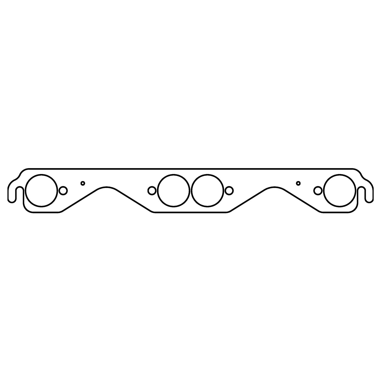 Cometic Chevy Gen-1 Small Block V8 .043in Copper Exhaust Manifold Gasket Set - 1.625in Round Ports