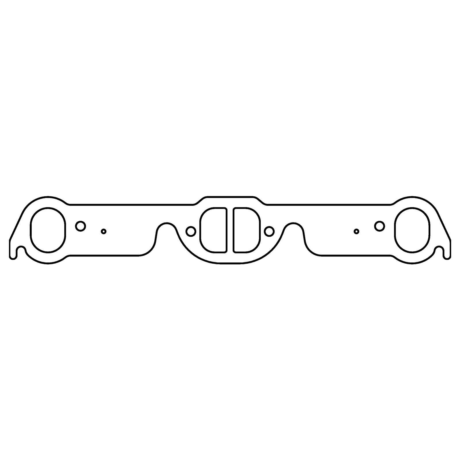 Cometic Pontiac 326/350/389/400/421/428/455 V8 .043in Copper Exhaust Manifold Gasket Set